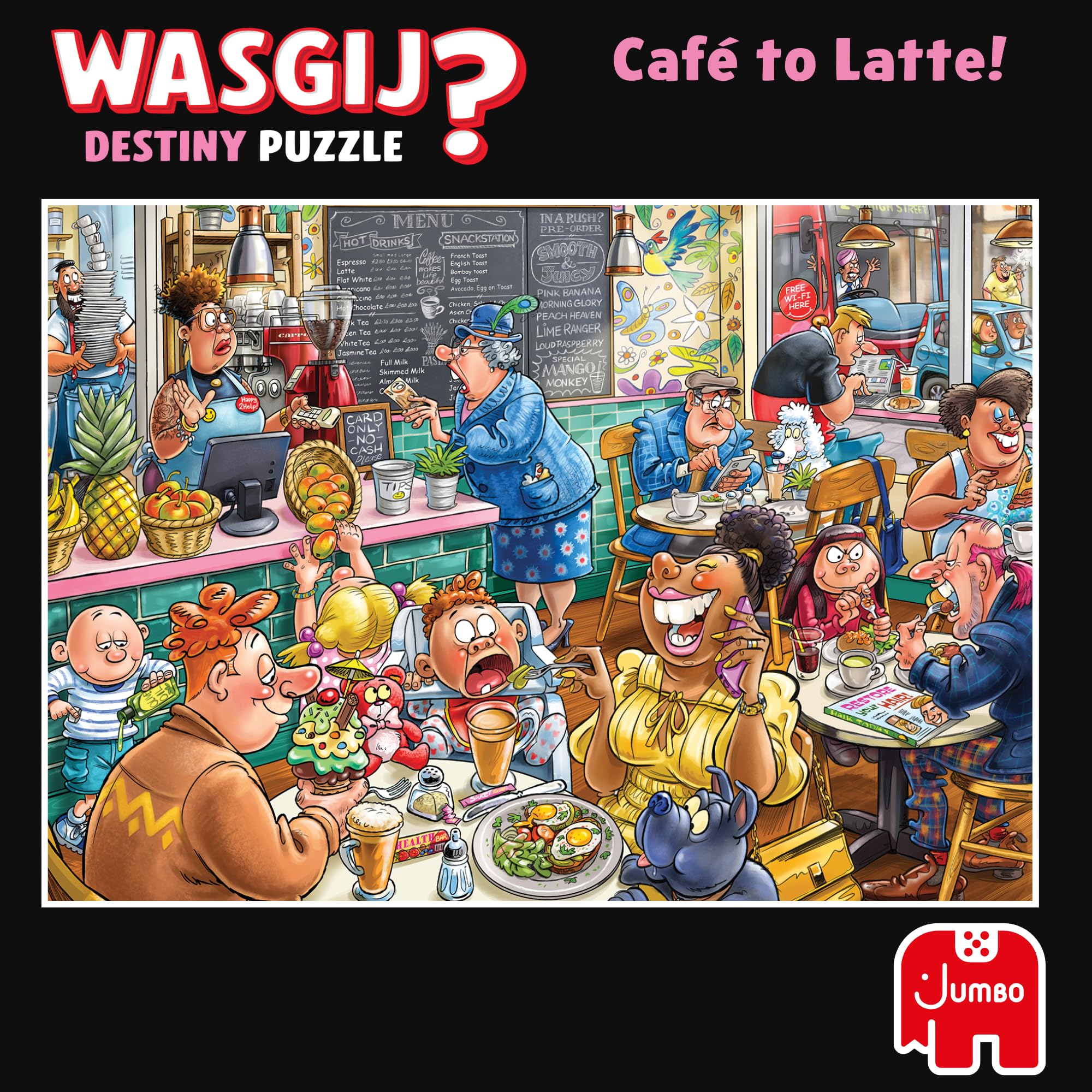 Wasgij Destiny 27: Café to Latte! 1000 Piece Jigsaw Puzzle for Adults 6