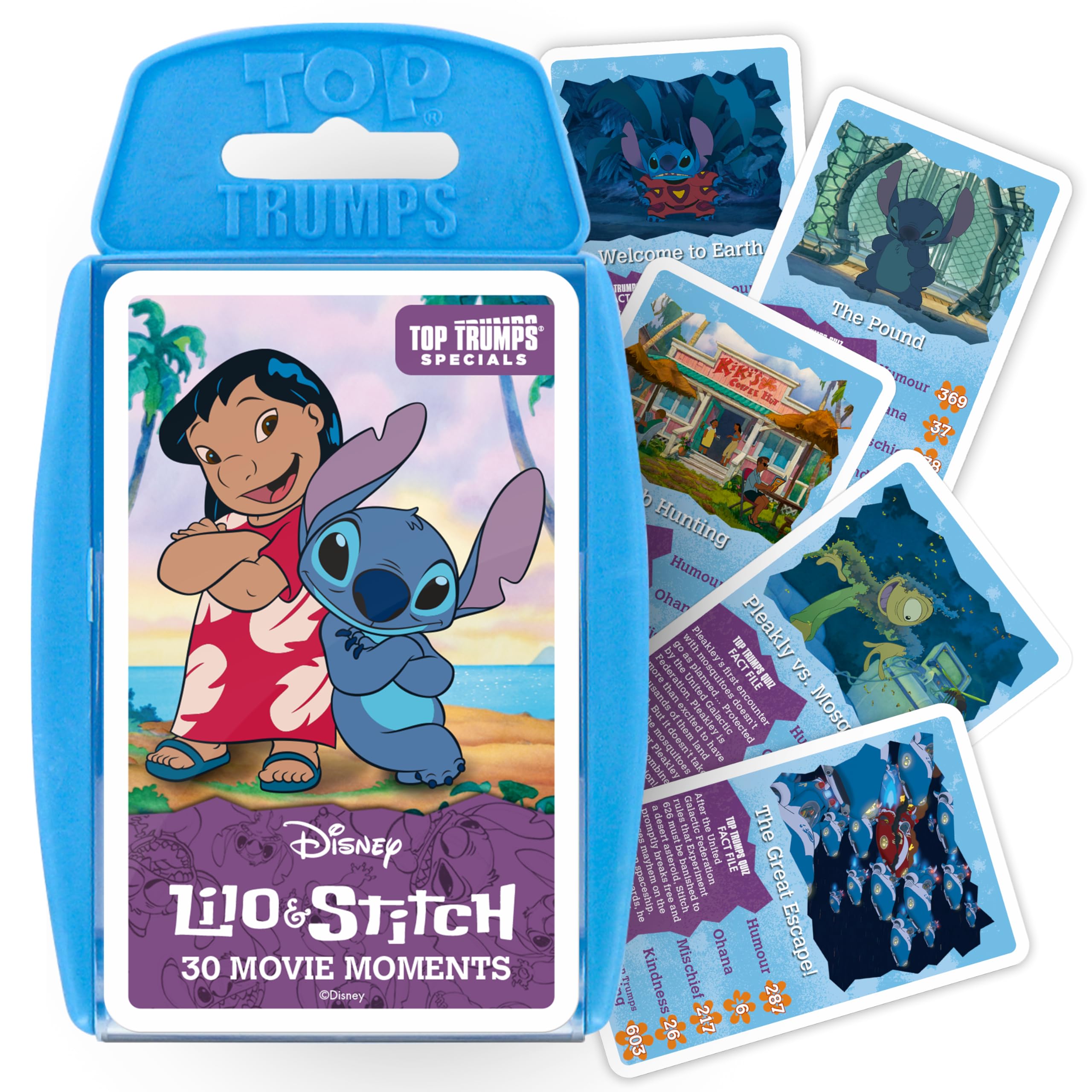Top Trumps Disney’s Lilo and Stitch 30 Movie Moments Card Game | Ages 6+
