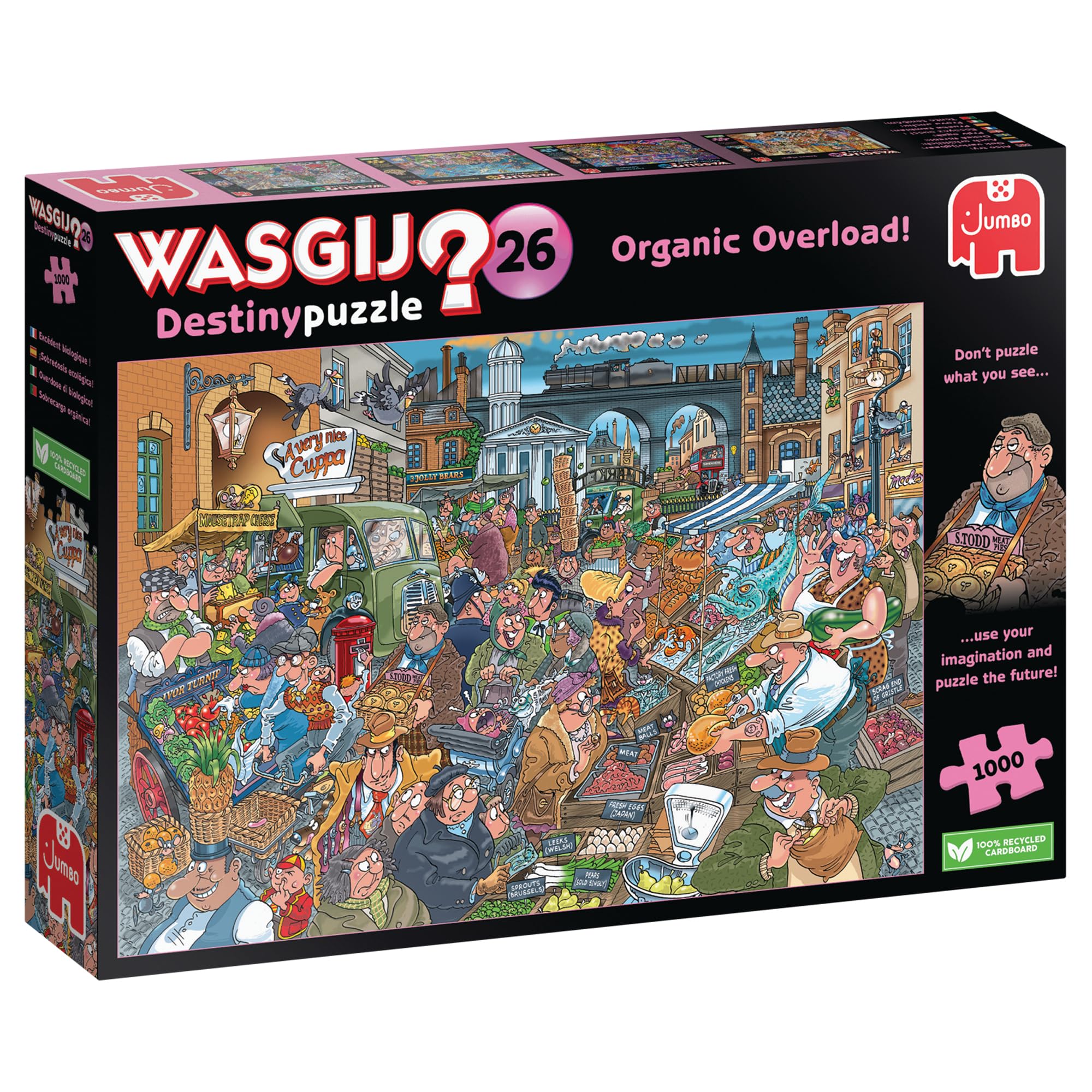 Wasgij Destiny 26: Organic Overload - 1000 Piece Puzzle for Adults 1