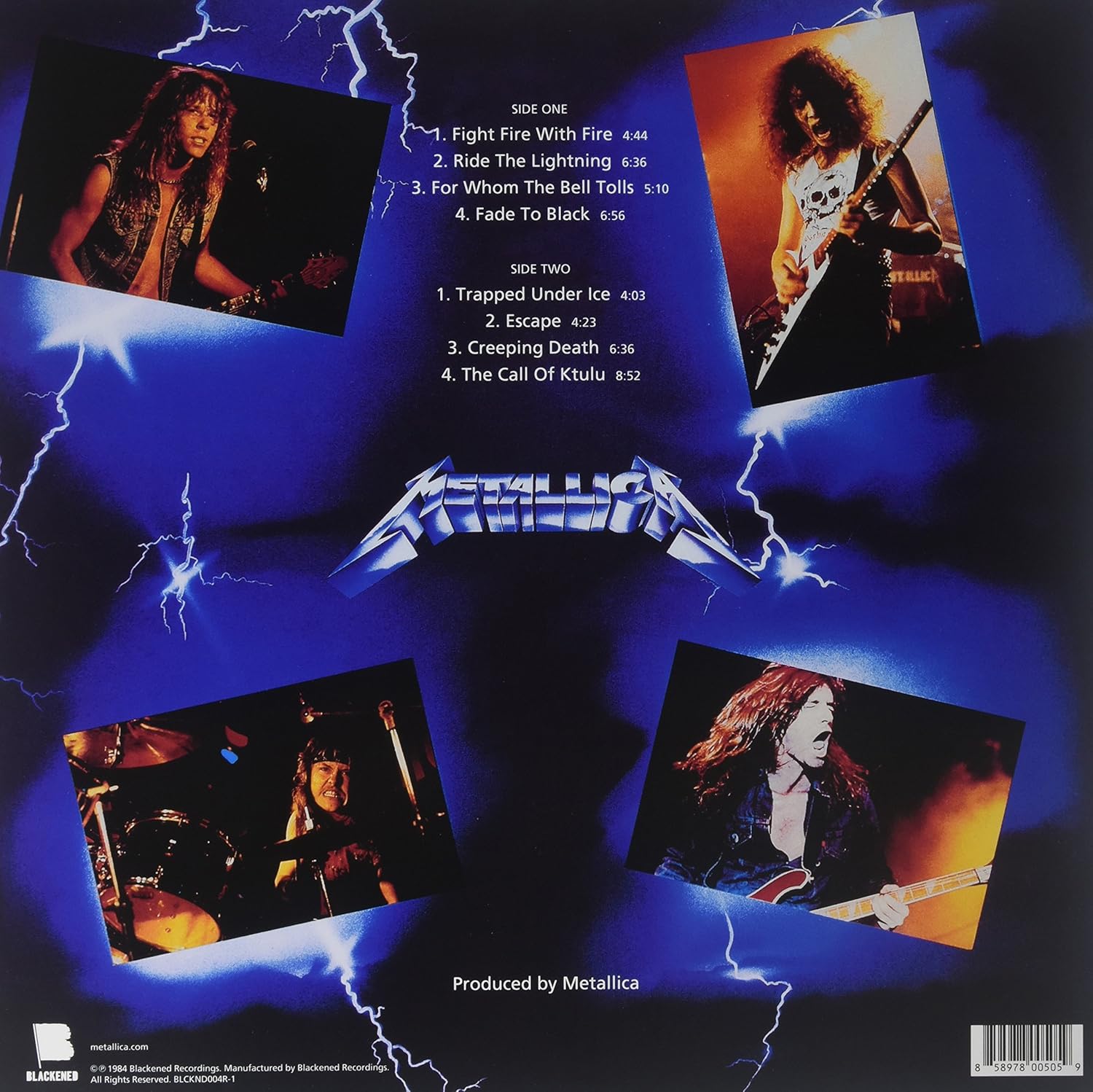 Metallica - Ride The Lightning VINYL