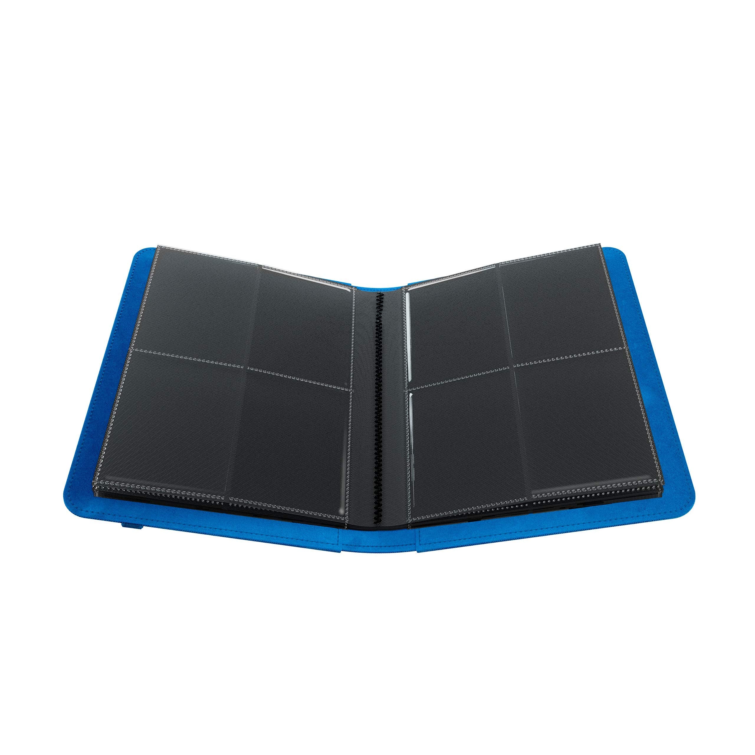Gamegenic Prime Album - 8-Pocket Blue Storage | Holds 160 Double-Sleeved Cards | Reinforced Strap 6