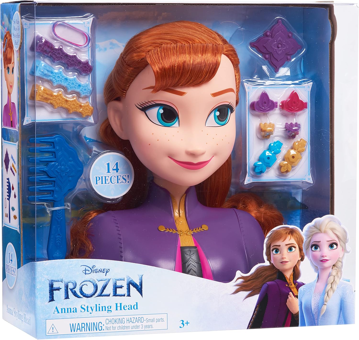 Disney Frozen 2 Anna Styling Head Set, 14-Piece 5