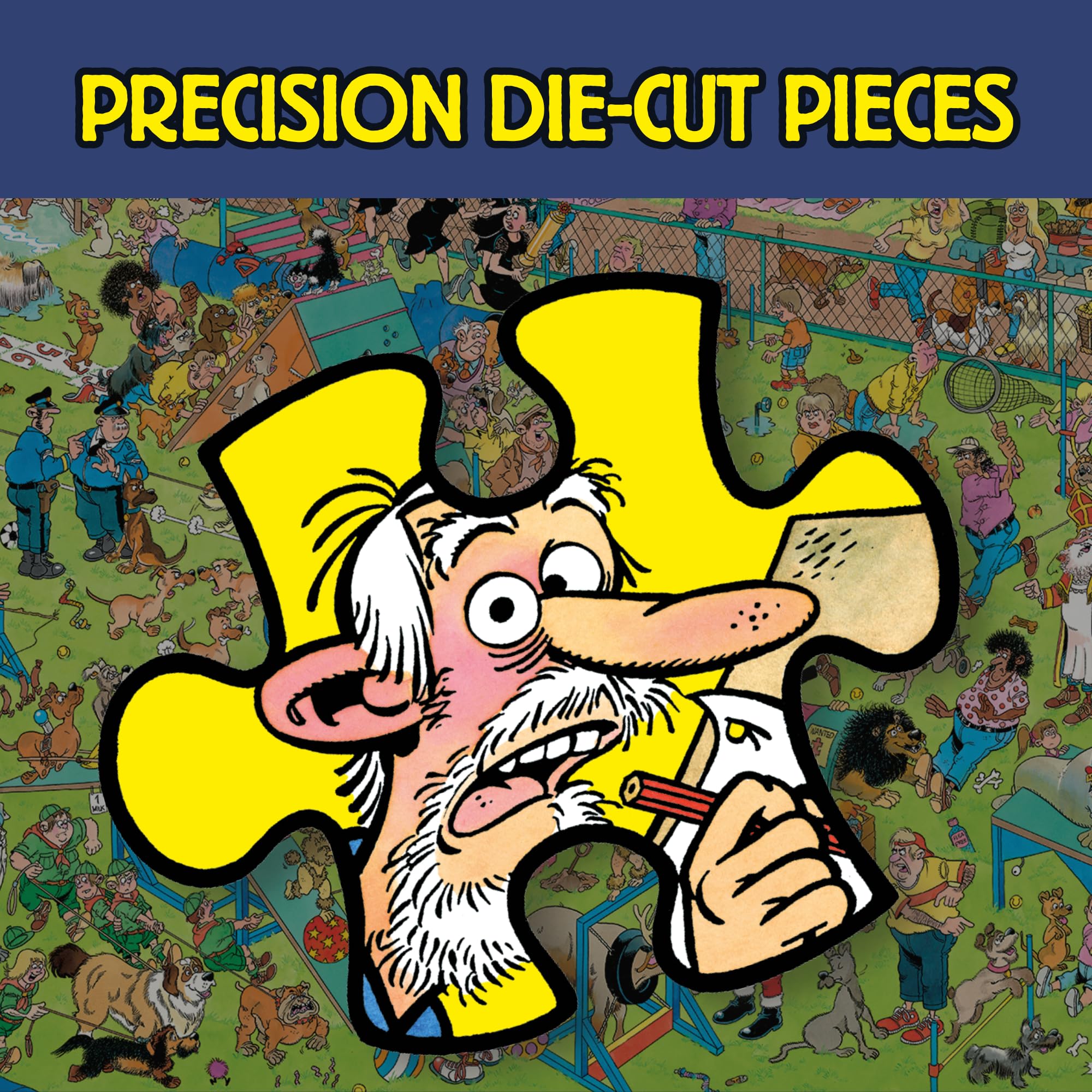 Jan van Haasteren Dog Parkour - 1000 Piece Adult Jigsaw Puzzle 3