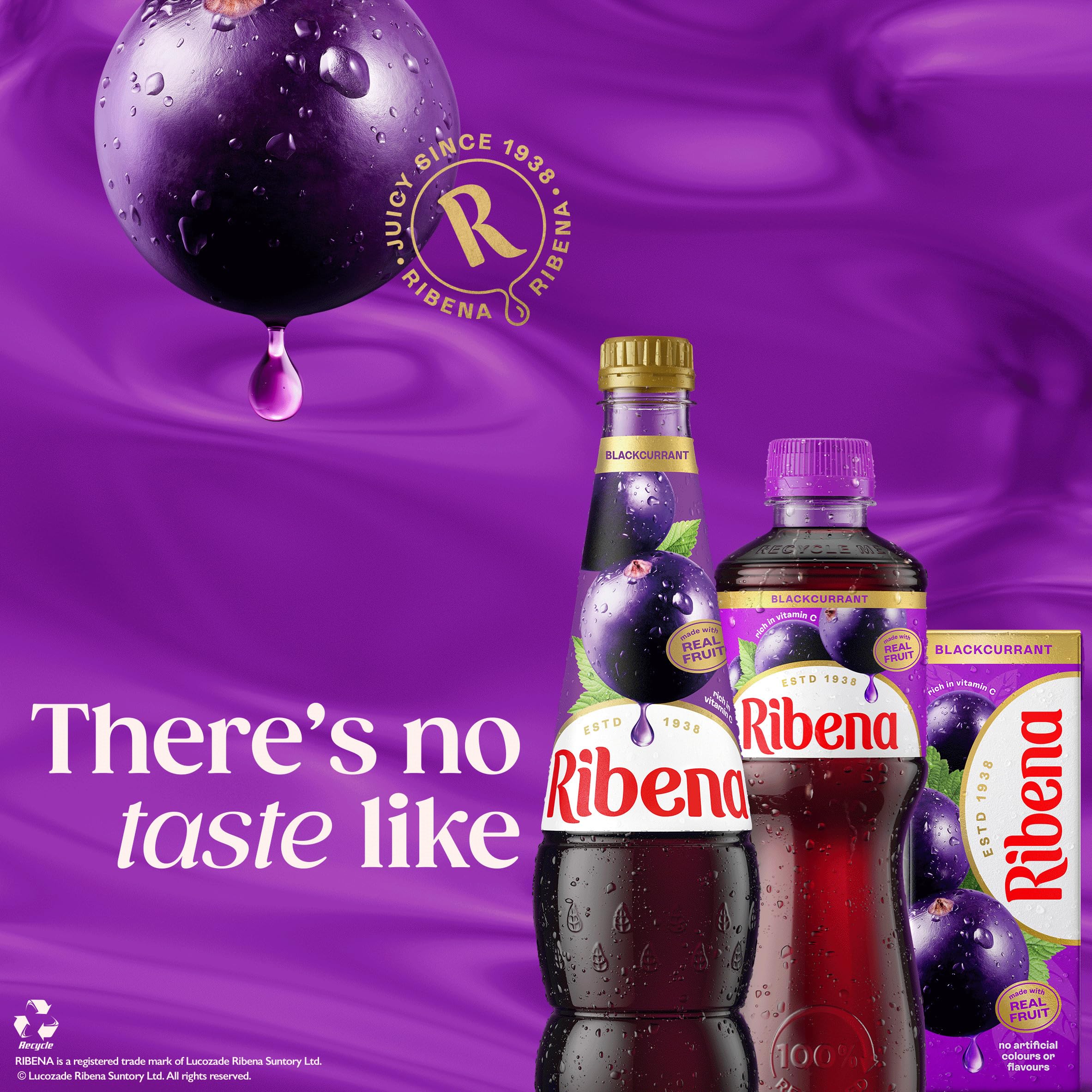 Ribena - Pineapple and Passion Fruit Juice Drink No Added Sugar 850ml 2