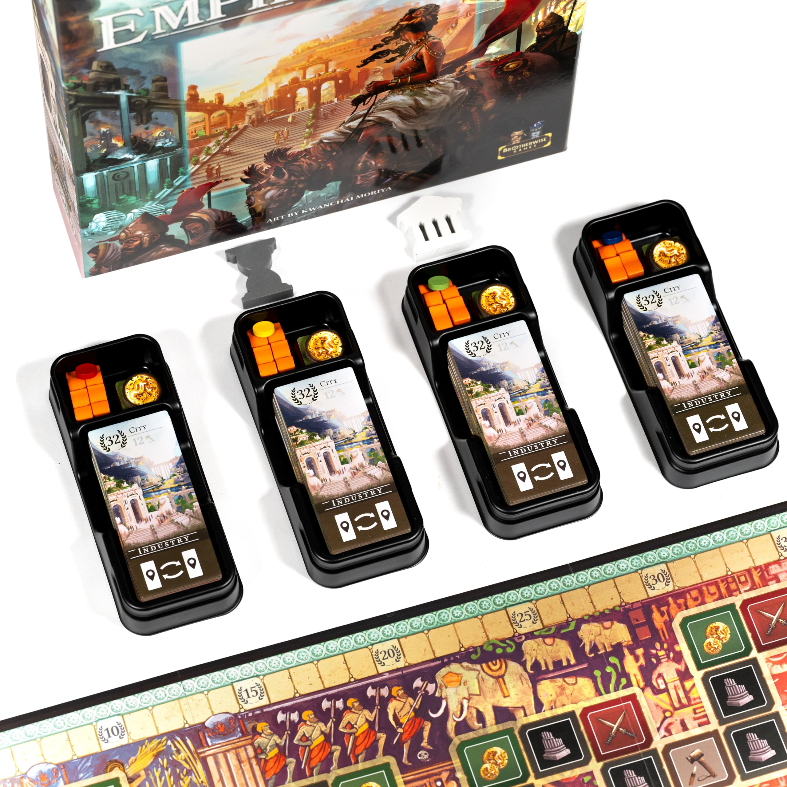 Brotherwise Games Empire's End Strategy Board Game | 2-4 Players | 30 Min Playtime | Ages 15+ 2