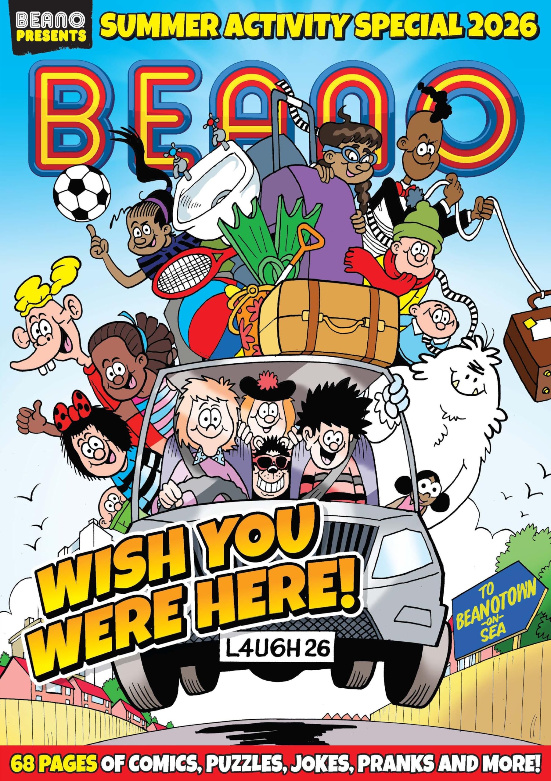 DC Thomson Beano Summer Activity Special 2026 - 68 Pages Comic Collection | Age 6+