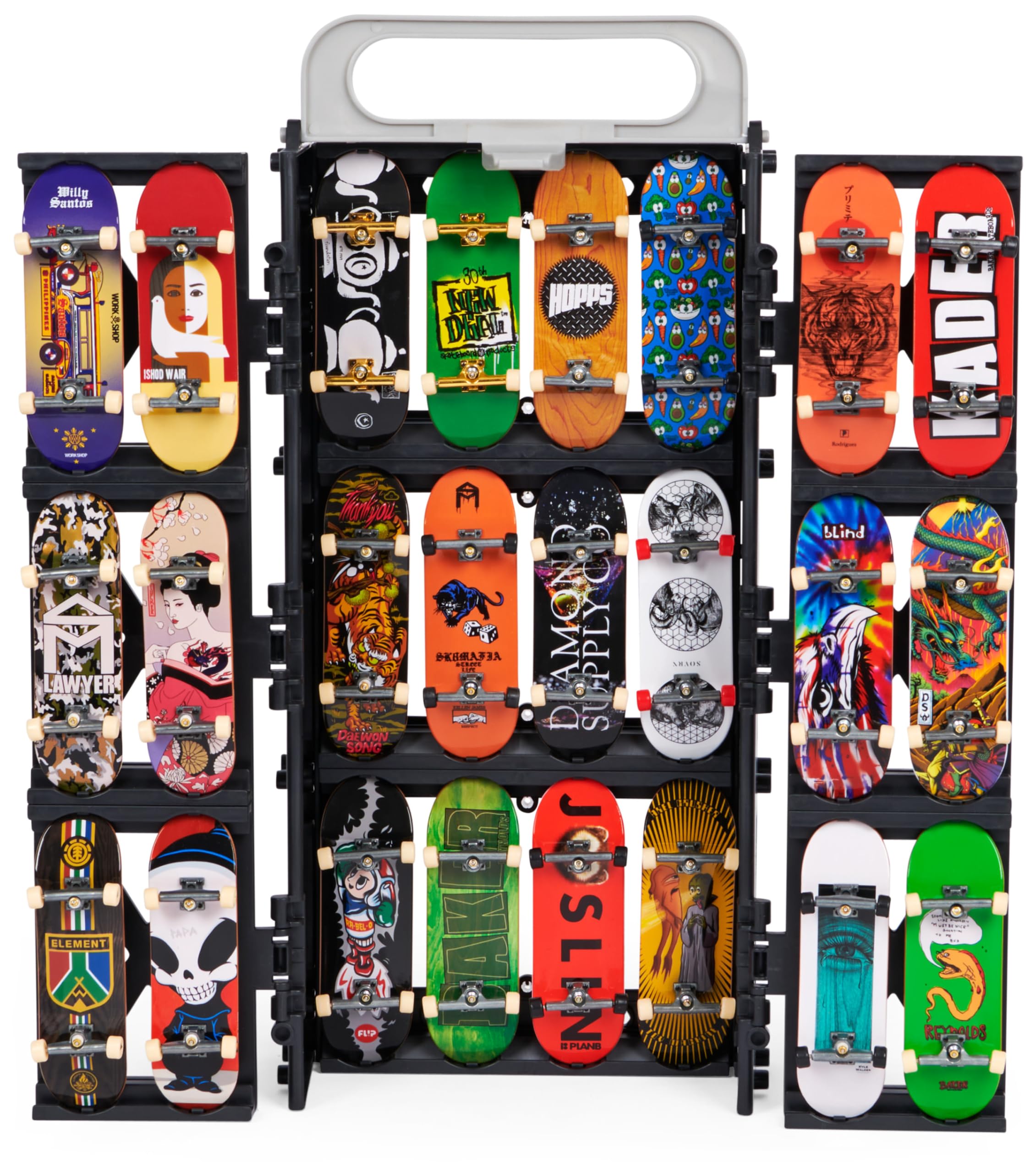 Tech Deck Play and Display Transforming Ramp Set and Carrying Case with Exclusiv 13