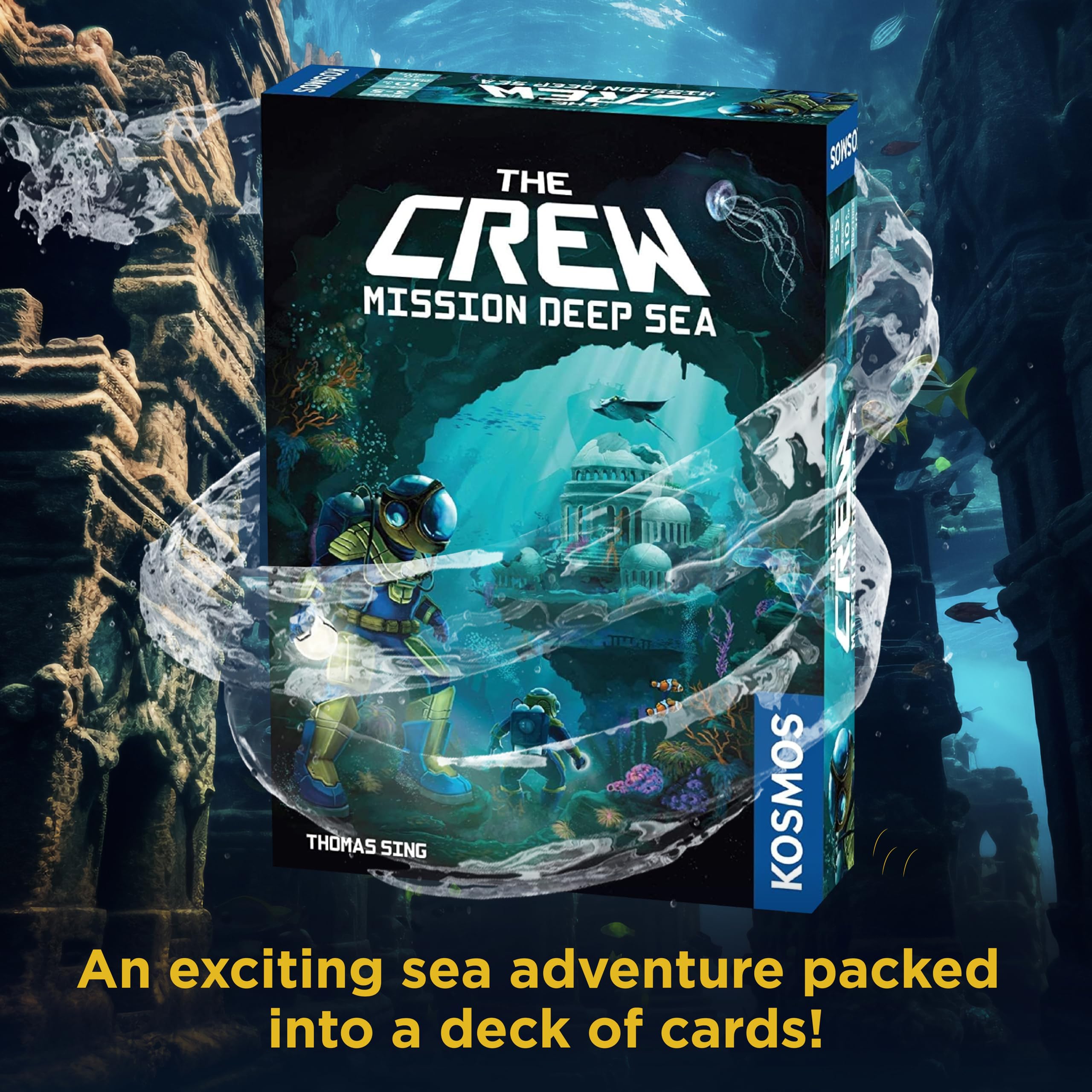Thames & Kosmos The Crew: Mission Deep Sea Cooperative Trick-Taking Card Game for Ages 10+ 6