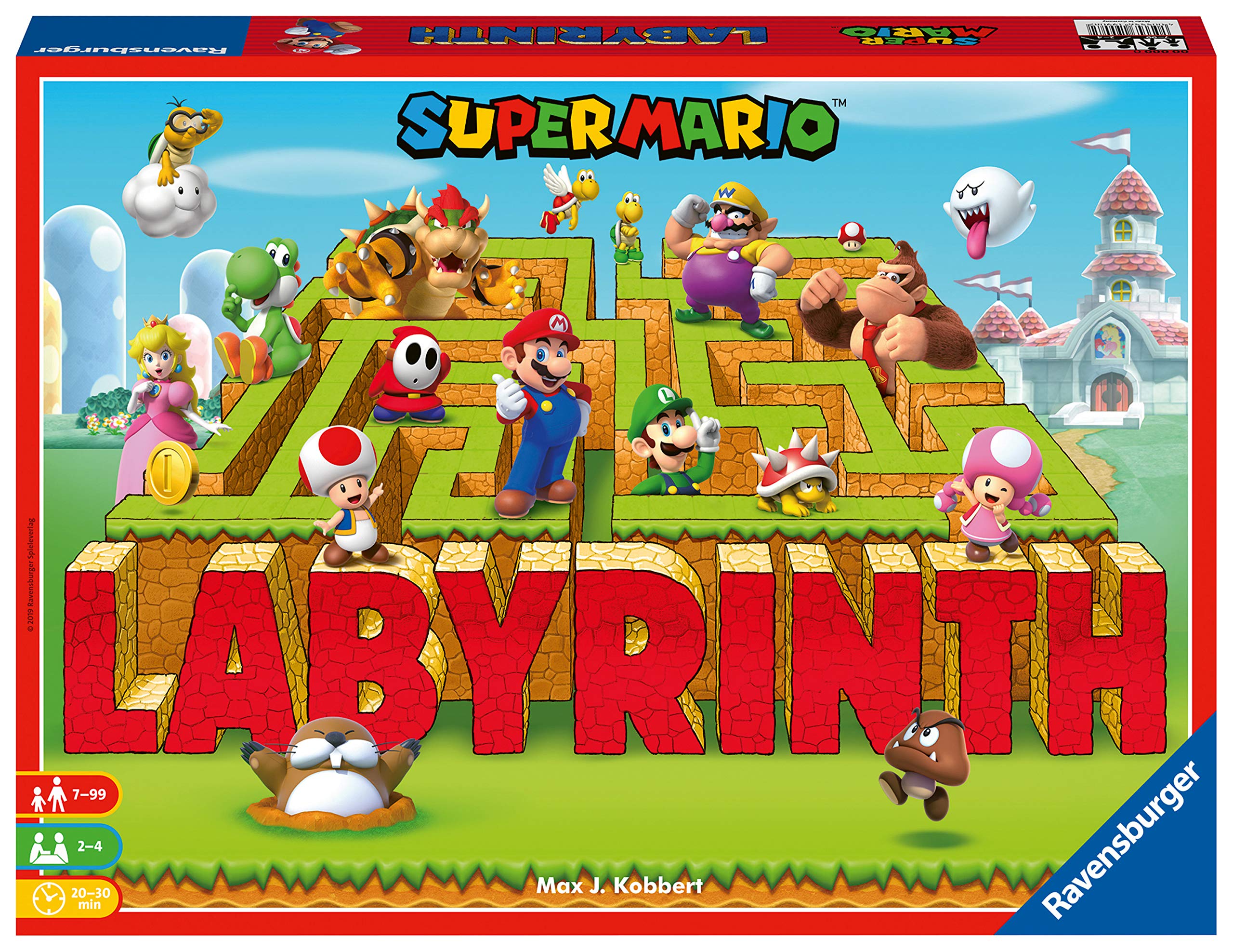 Ravensburger Super Mario Brothers Labyrinth Moving Maze Board Game for Kids & Adults, 2-4 Players, Ages 7+ 1