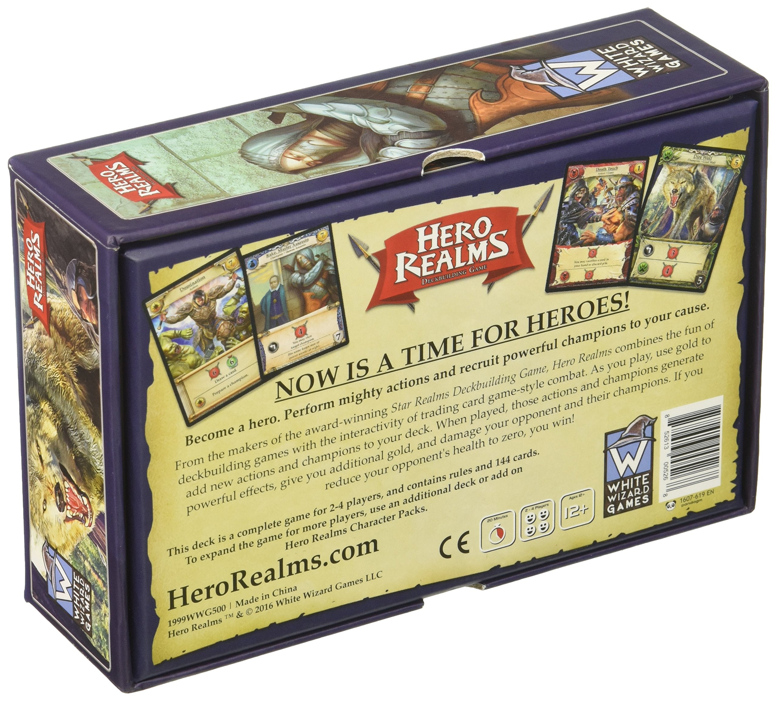 White Wizard Games Hero Realms WWG500 - Fantasy Deckbuilding Card Game for 1-4 Players 4