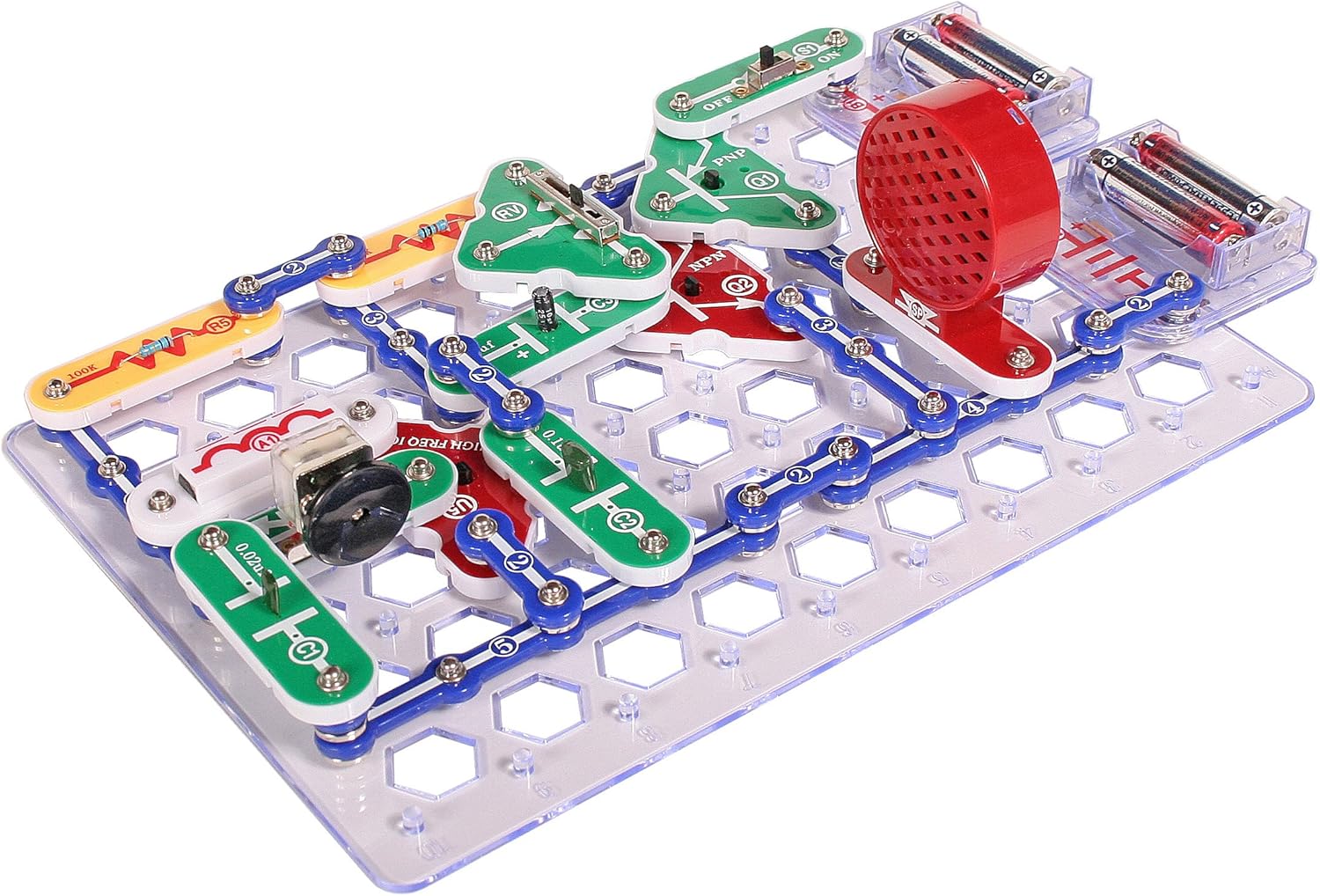 Hot Wires Electronics Kit - 100 Experiments for Kids 8+ 9