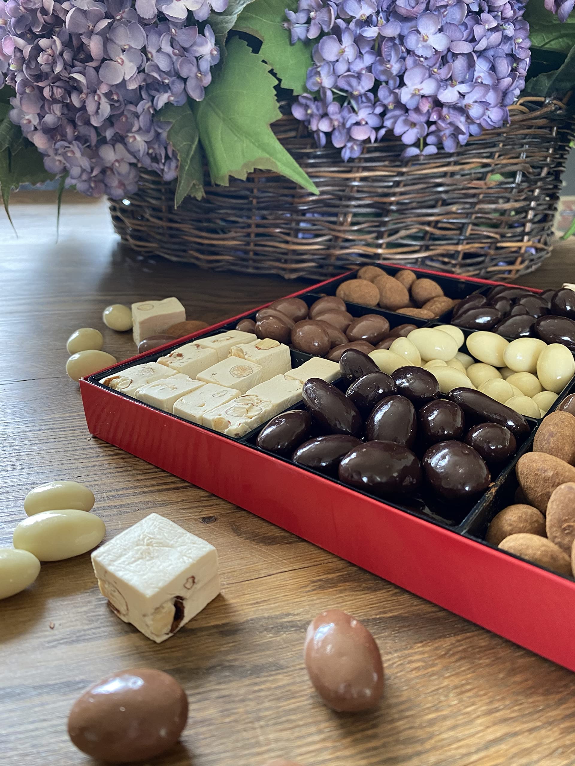 Rita Farhi Milk and Dark Chocolate Covered Brazil Nuts Gift Jar | 290g | Vegetarian 6