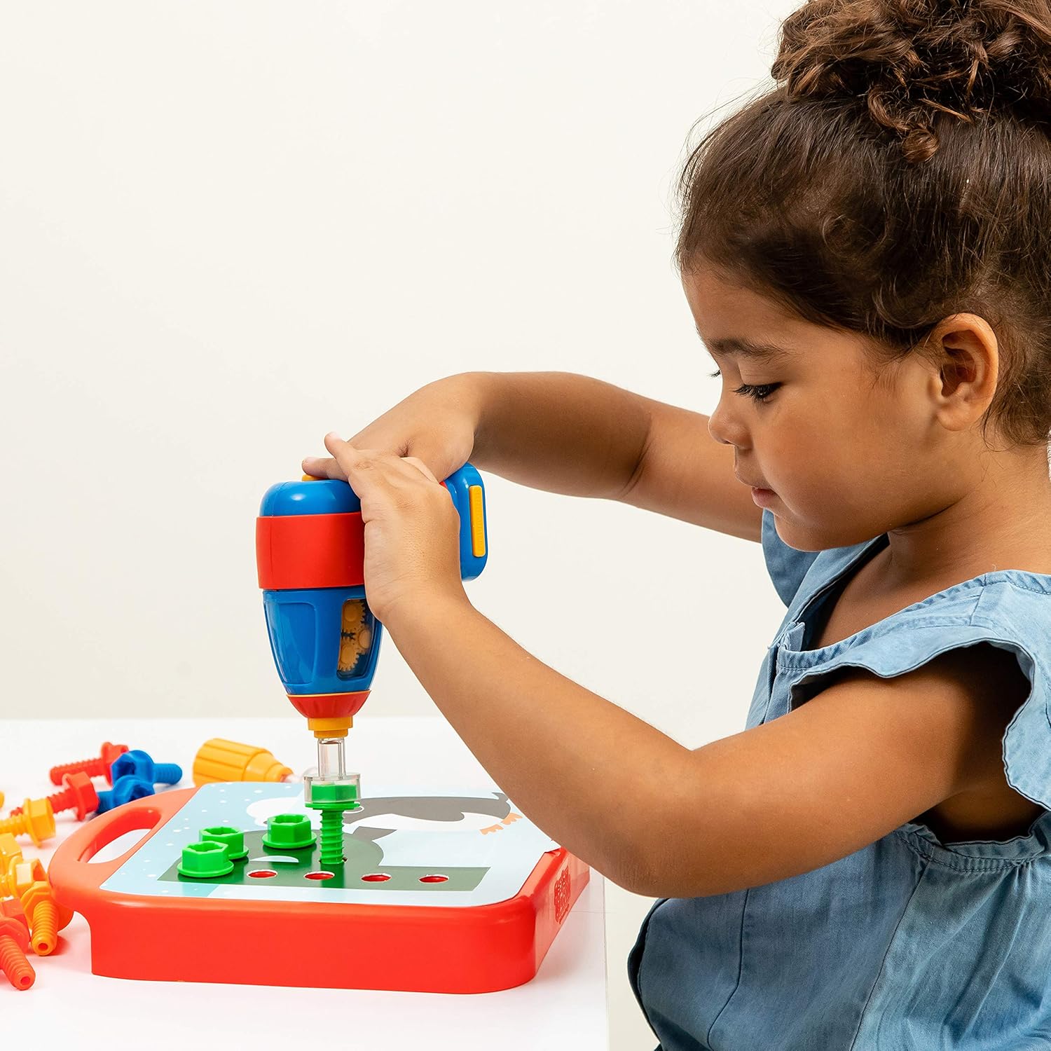 Learning Resources Design & Drill ABCs & 123s - Educational Building Playset for Ages 3+ 6