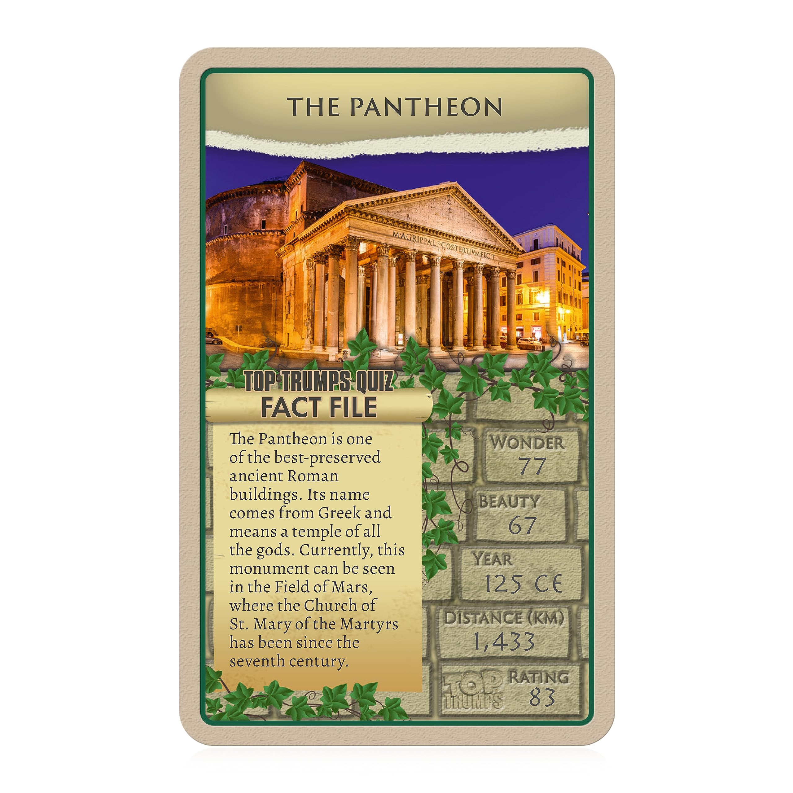 Top Trumps Wonders of the Ancient World Classic Card Game