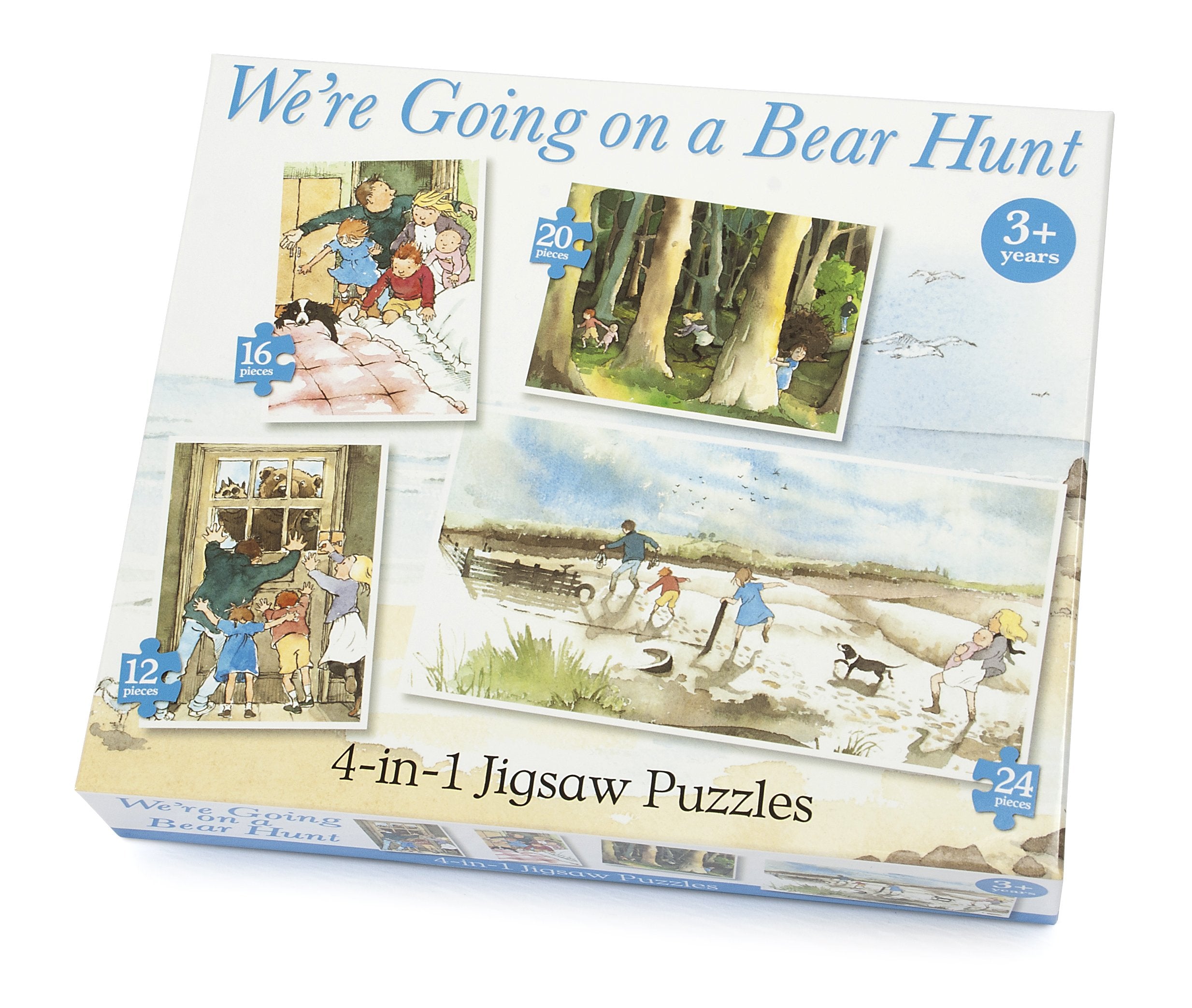 Paul Lamond 4-in-1 We're Going on a Bear Hunt Jigsaw Puzzles Set