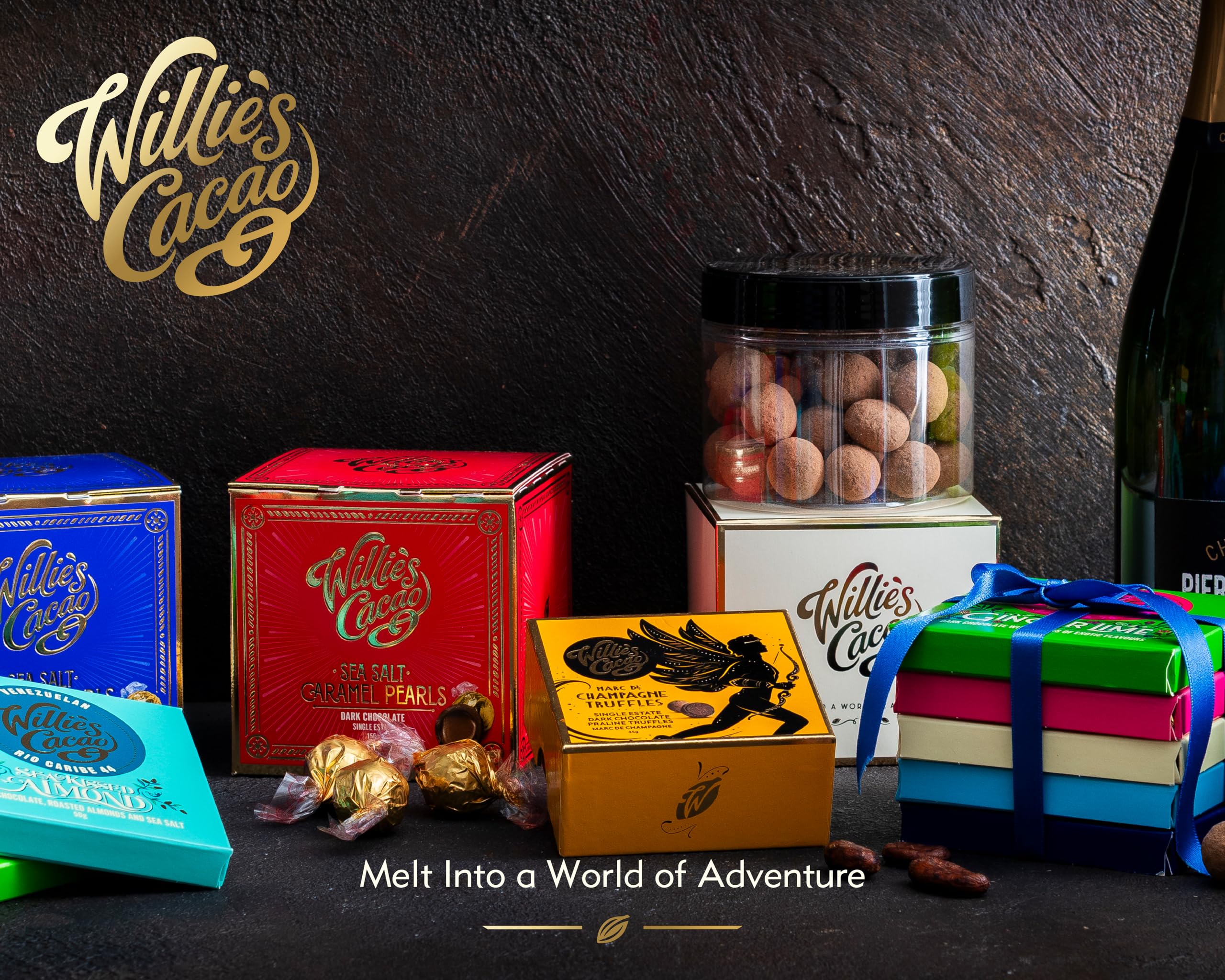 Willie's Cacao Bar - Matcha White Chocolate with Ceremonial Grade Green Tea 50g 3