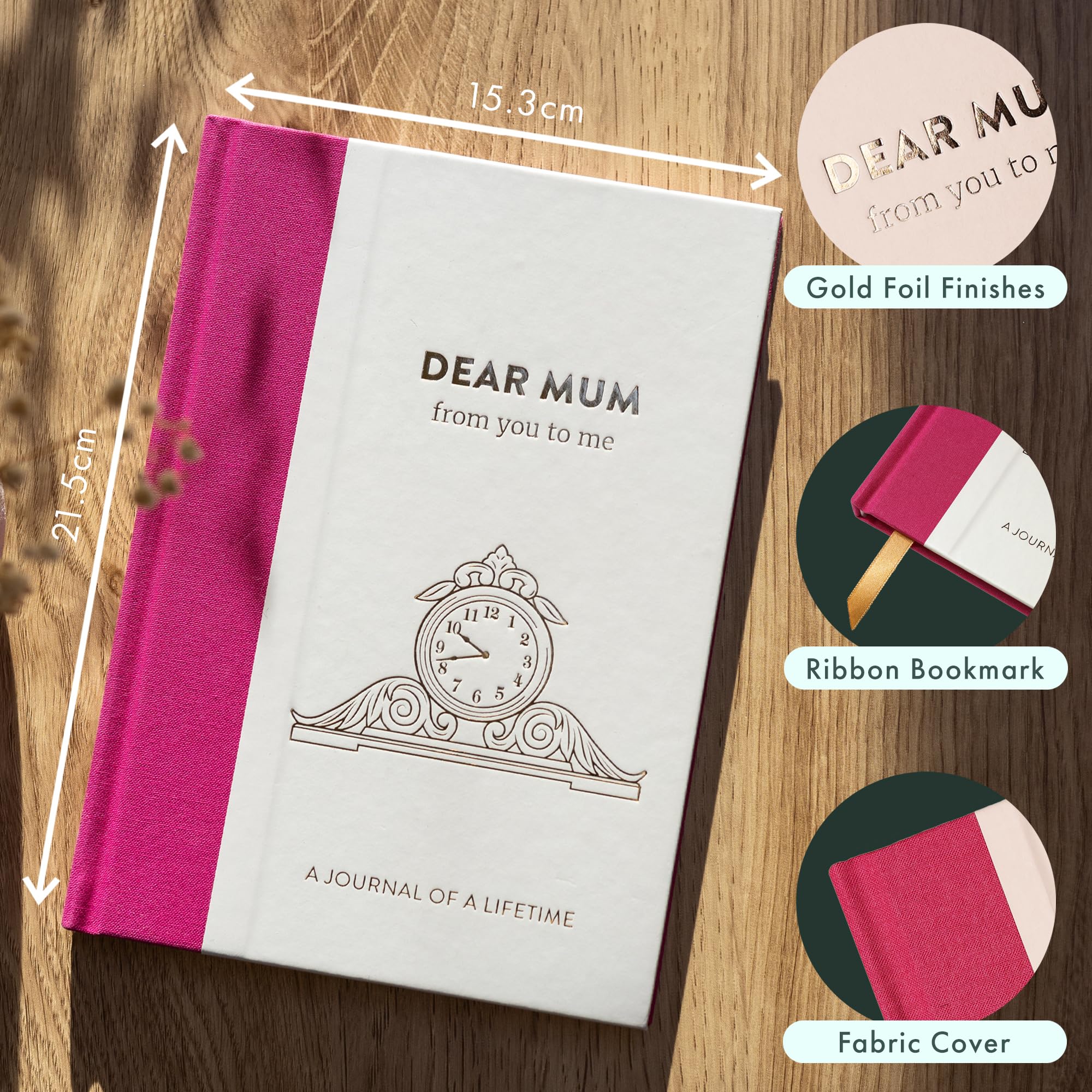 FROM YOU TO ME Dear Mum, from you to me Memory Journal | Timeless Edition | Hardcover