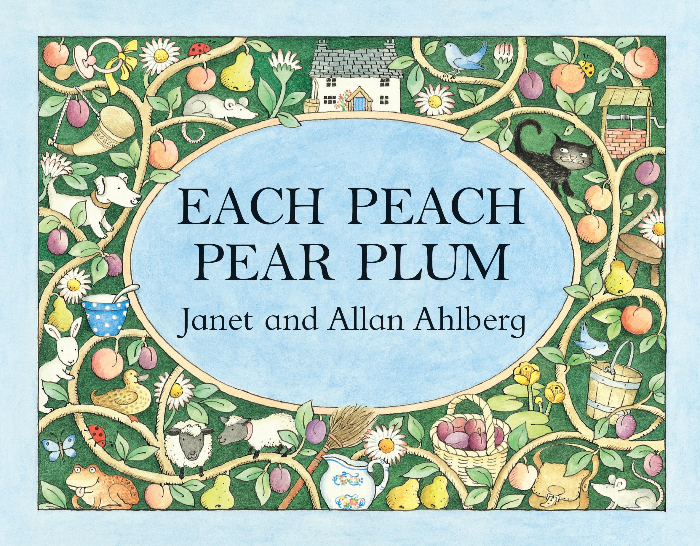 Puffin Each Peach Pear Plum Board Book by Allan Ahlberg & Janet Ahlberg | Ages 1-3