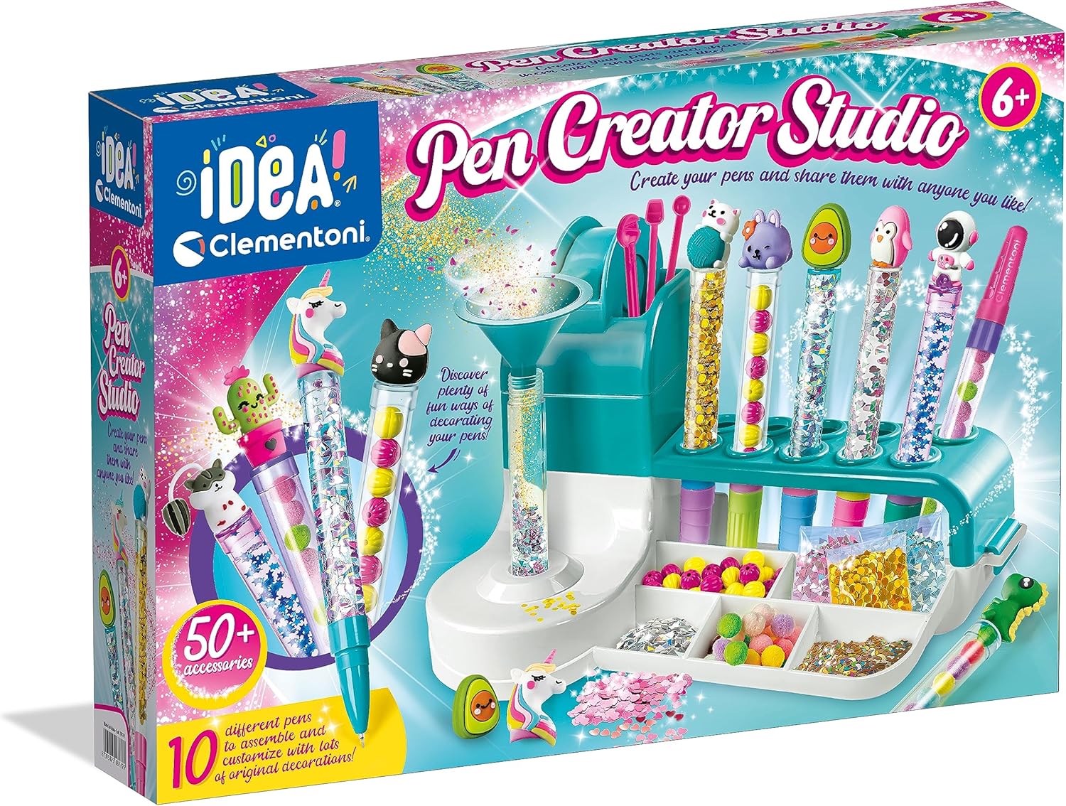 Clementoni Idea Pen Creator Studio - Arts & Crafts Set for Kids Ages 6+ 1