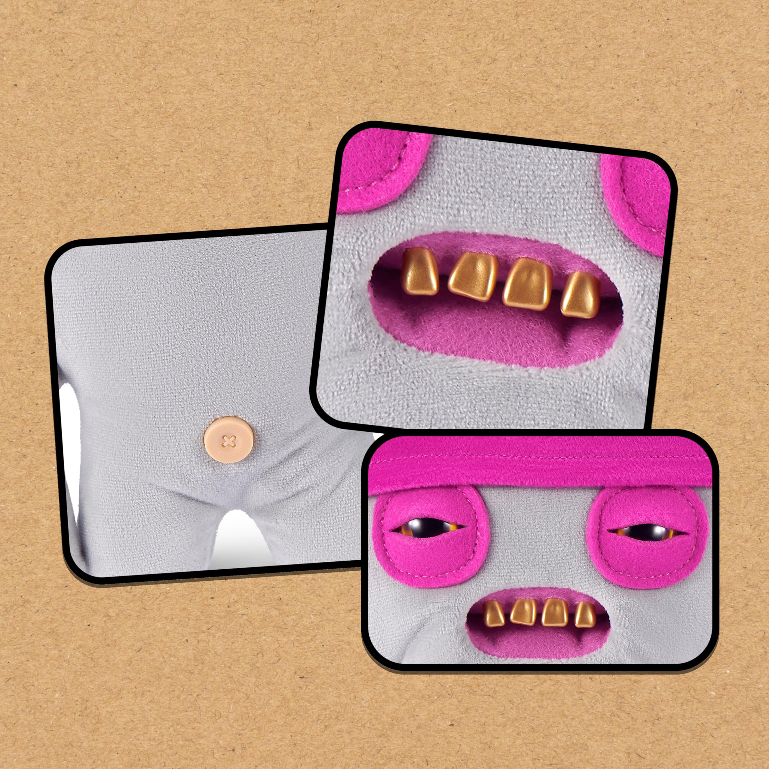 Fuggler Fugg Life Squidge 9-Inch Plush Toy with Human Teeth | Polyester | Unisex 6