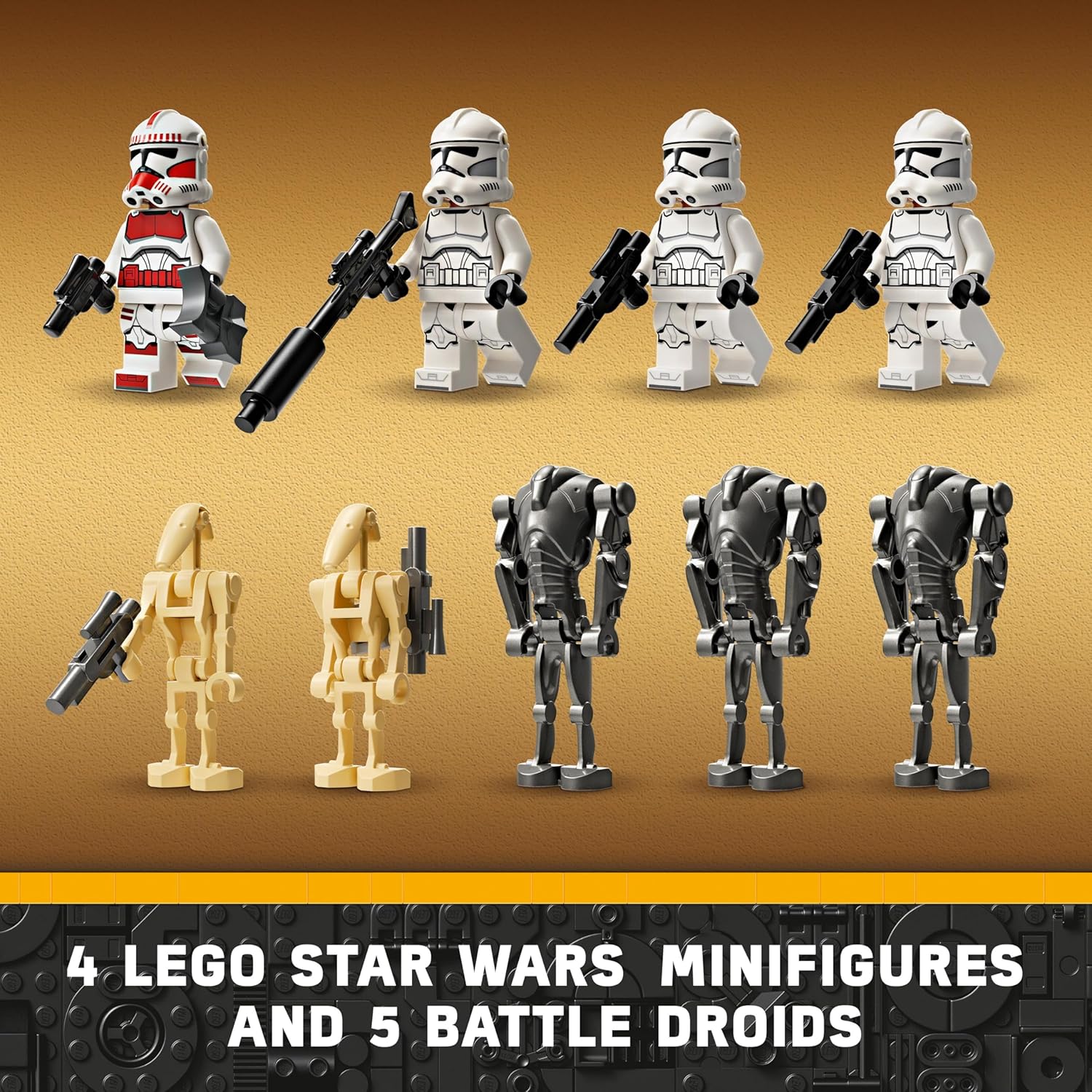 LEGO Star Wars Clone Trooper & Battle Droid Battle Pack - Building Toy Playset for Kids 7+ 3