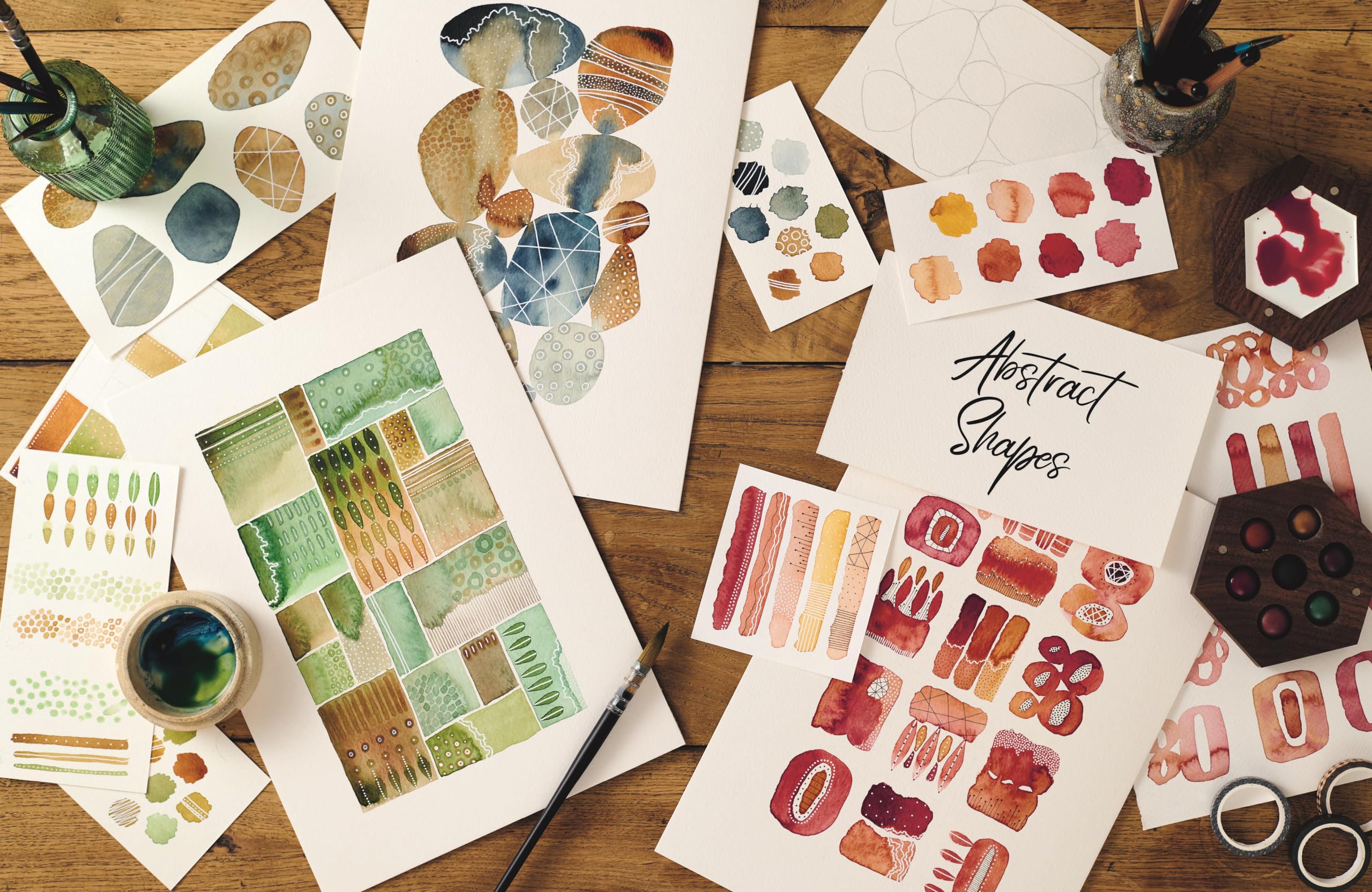 David & Charles Creative Abstract Watercolor: Beginner's Guide to Expressive Art | Paperback