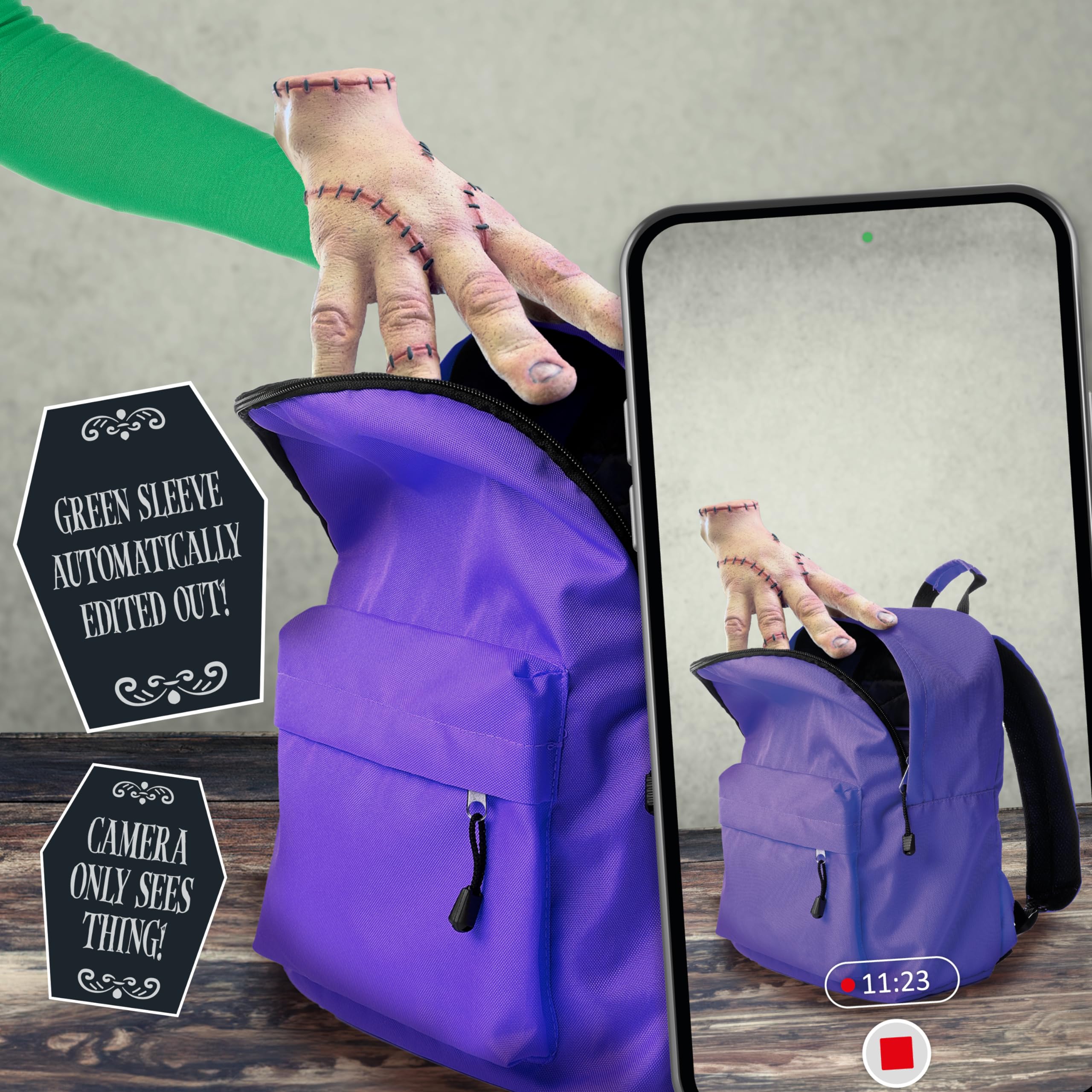 Real FX Thing by WOW! STUFF - Official Wednesday Series Movie-Scale Replica with Special Effects App 13