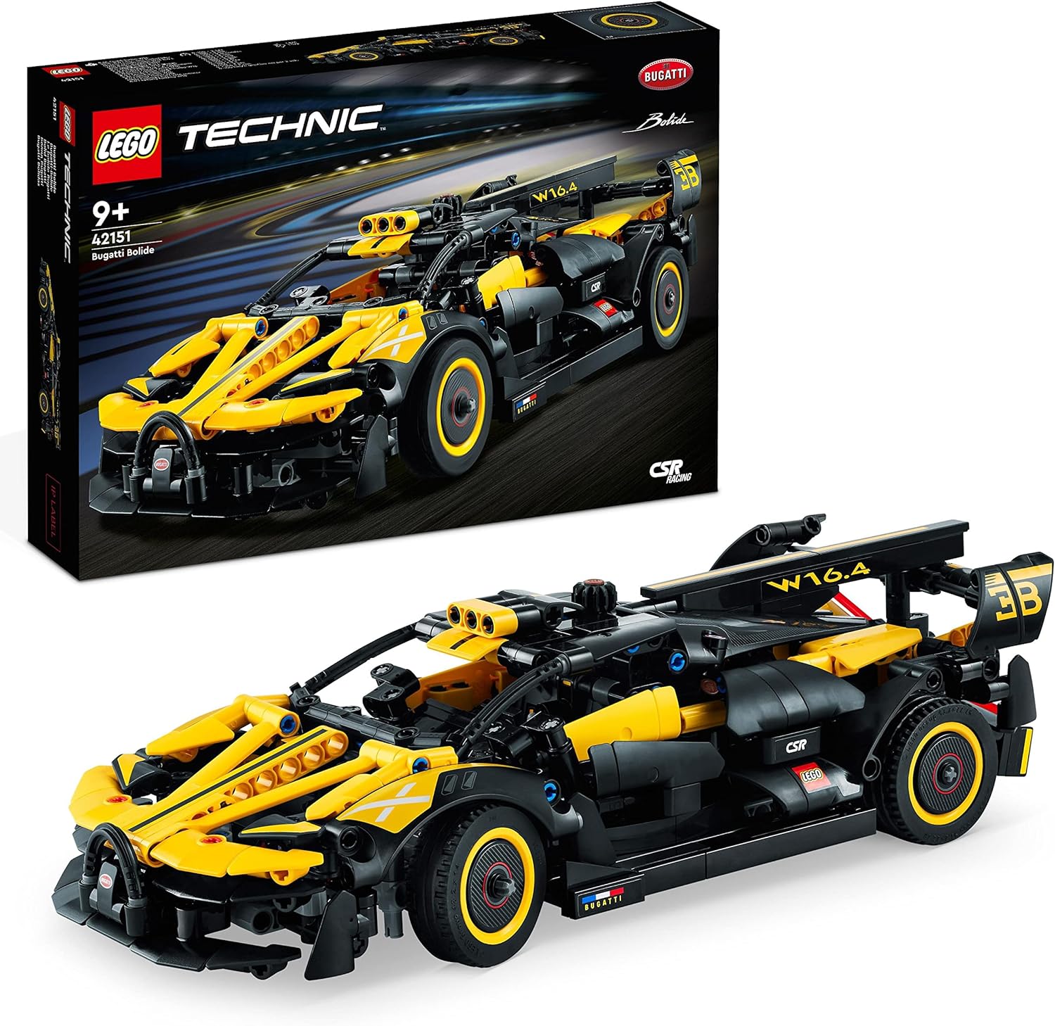 LEGO Technic Bugatti Bolide 42151 Building Set - Working W16 Engine & Scissor Doors for Ages 9+ 1