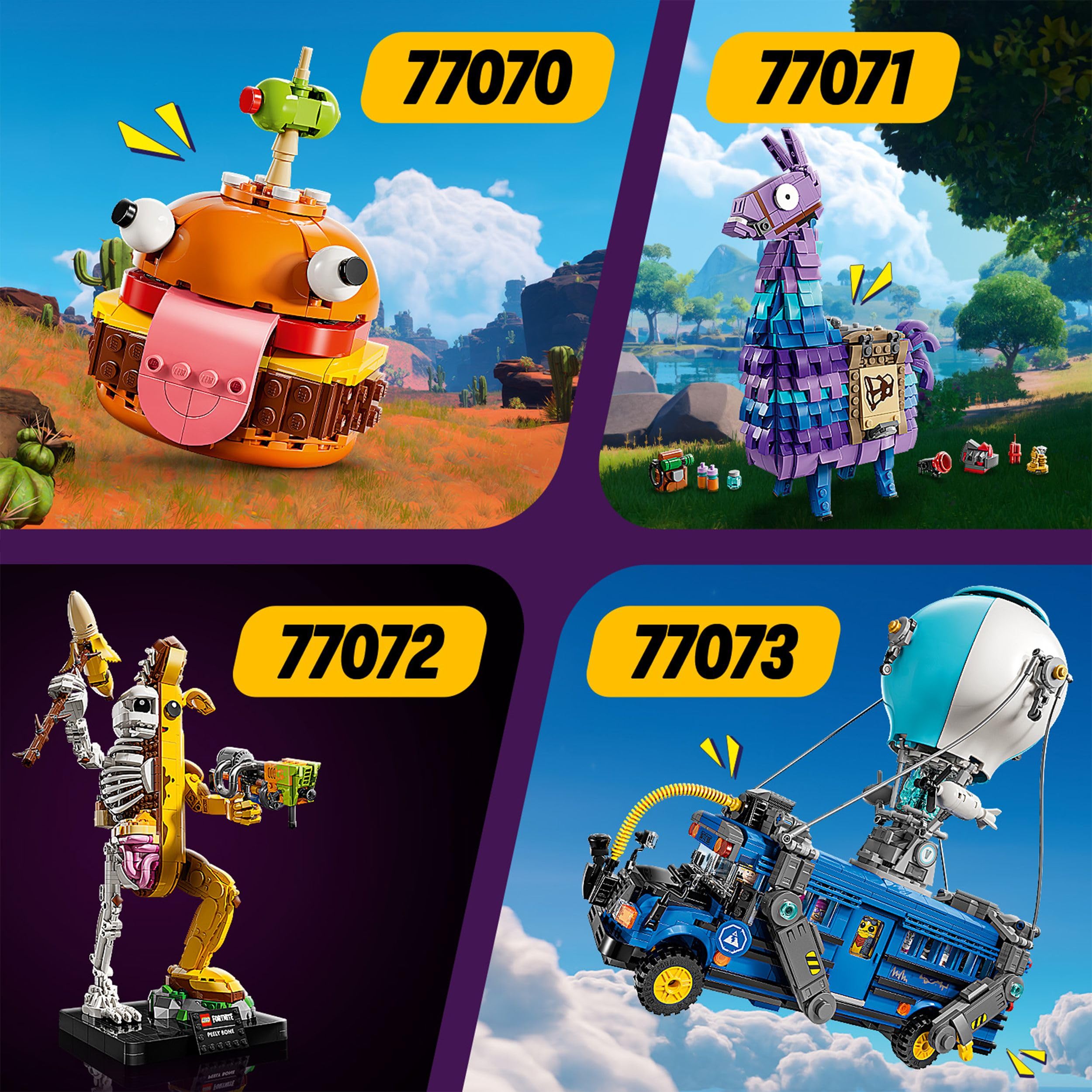 LEGO Fortnite Supply Llama 77071 - Building Set with Movable Head & Gaming Accessories 7