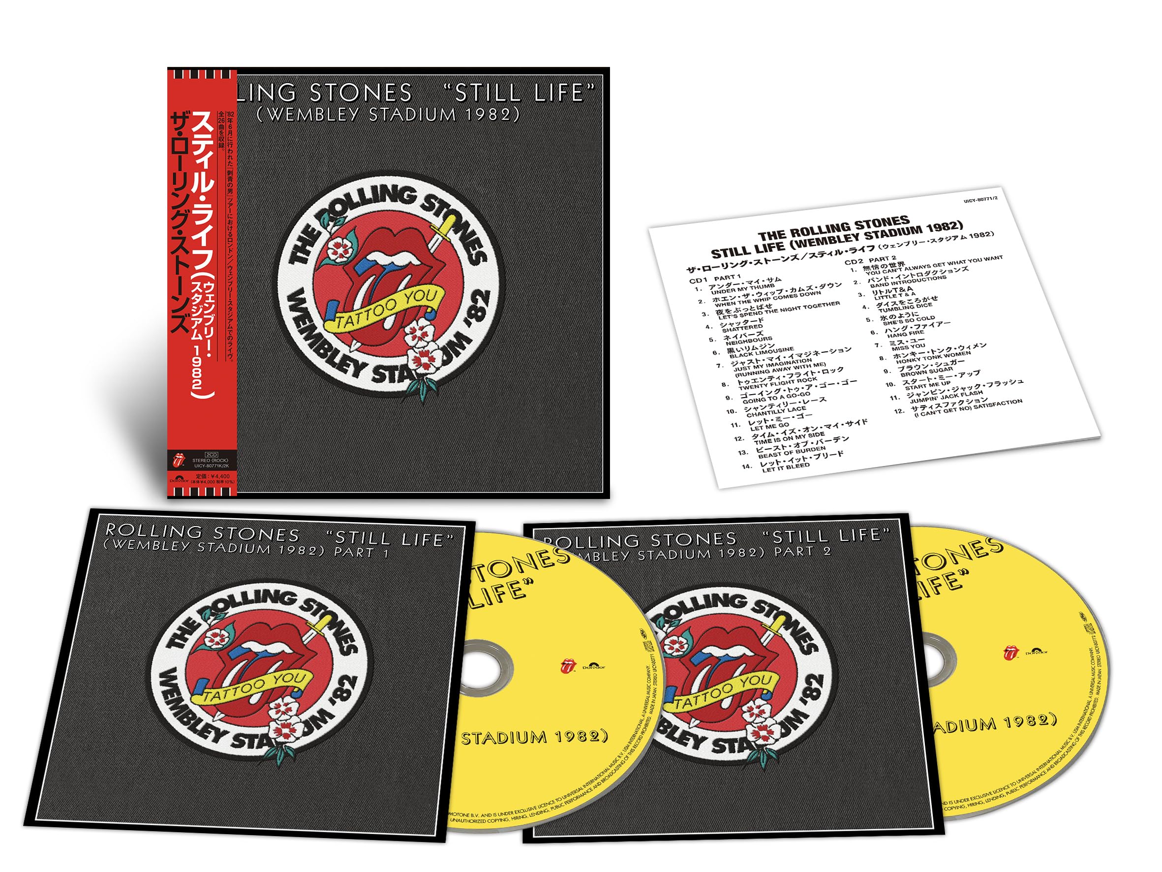 The Rolling Stones - Still Life (Wembley Stadium 1982) [CD]