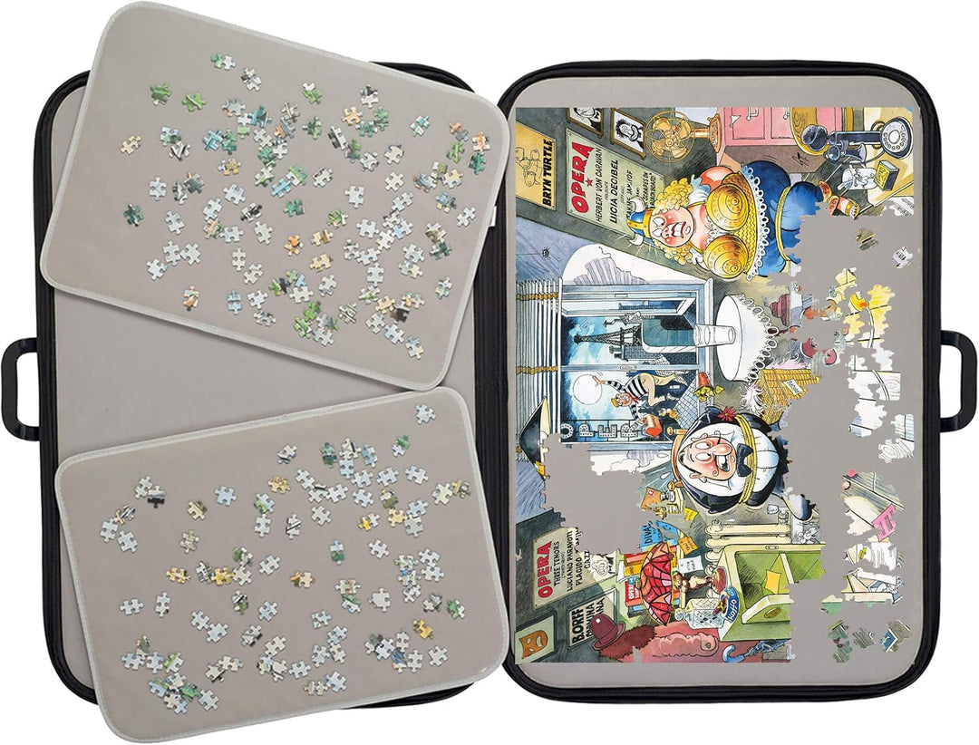 PortaPuzzle Deluxe - 1000-Piece Jigsaw Puzzle Storage & Transport Case for Puzzles up to 73x51 cm