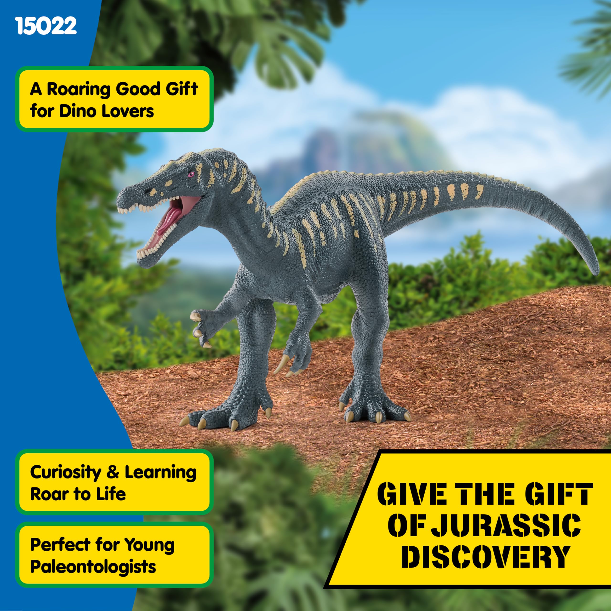 SCHLEICH Baryonyx Dinosaur Figurine - Movable Jaw, Realistic Details for Imaginative Play 11