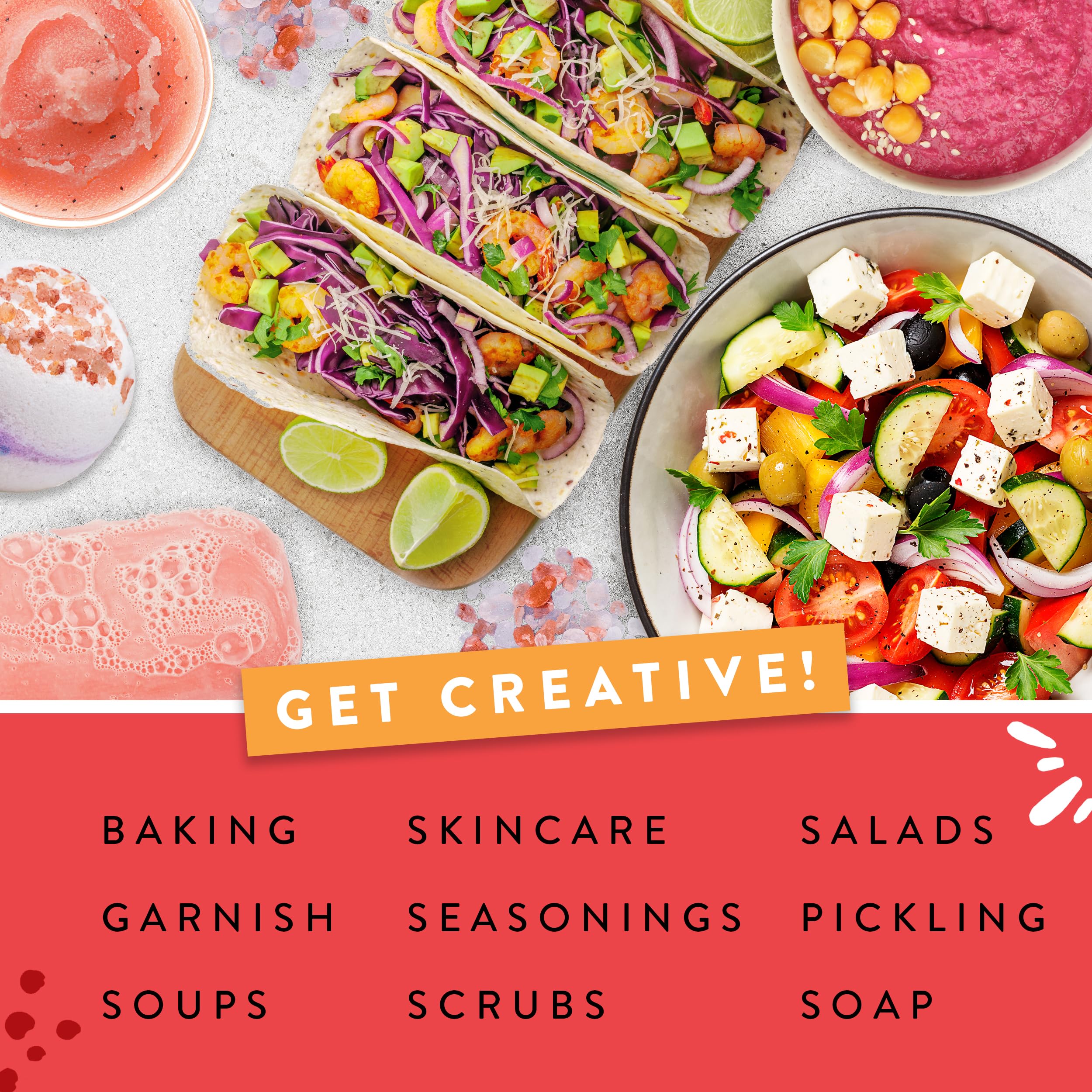 JustIngredients Premier Himalayan Salt Coarse 250g - Pink Rock Salt for Cooking and Bath 4