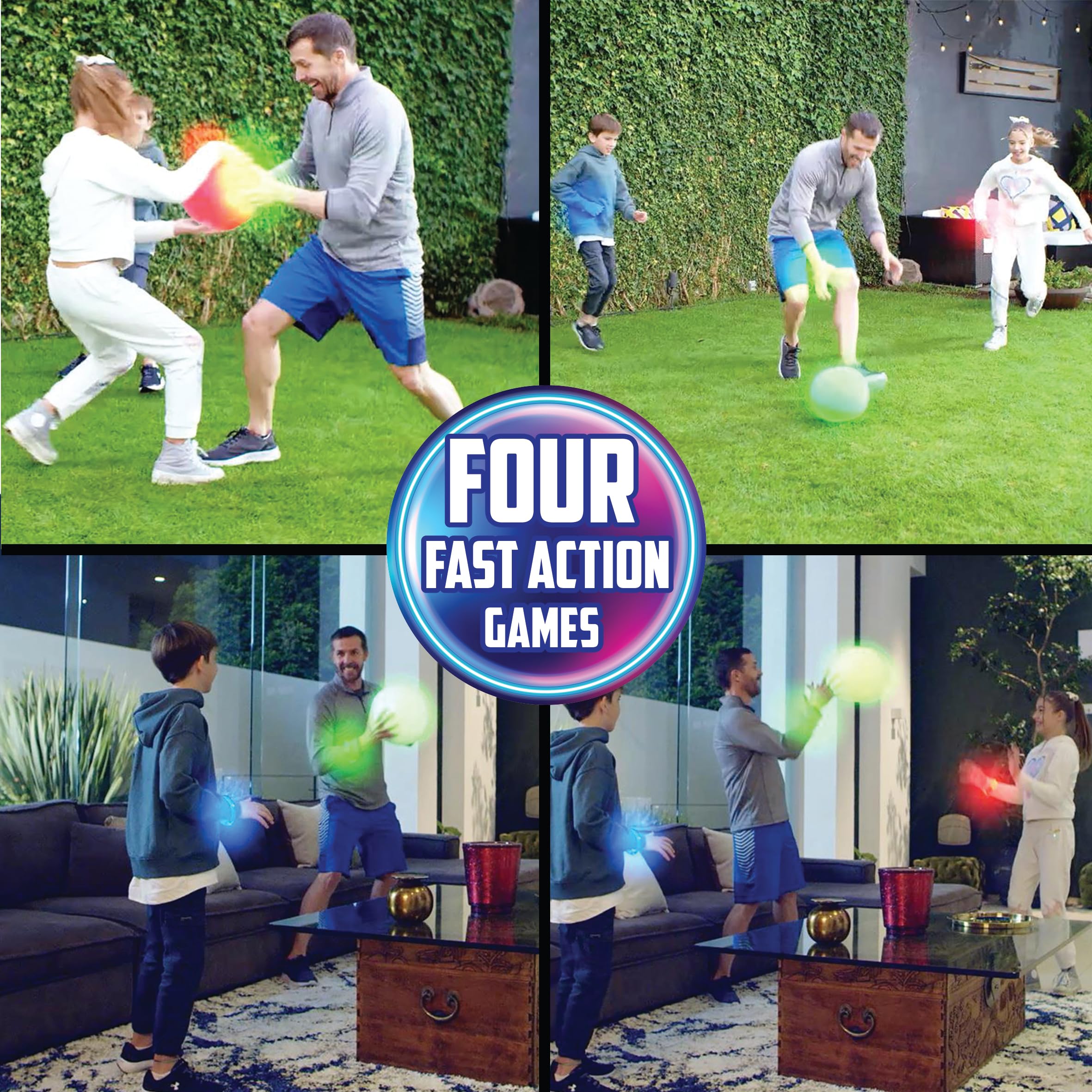 Fotorama Glow Ball - 4-in-1 Action Game | Color Changing | Ages 6+ 6