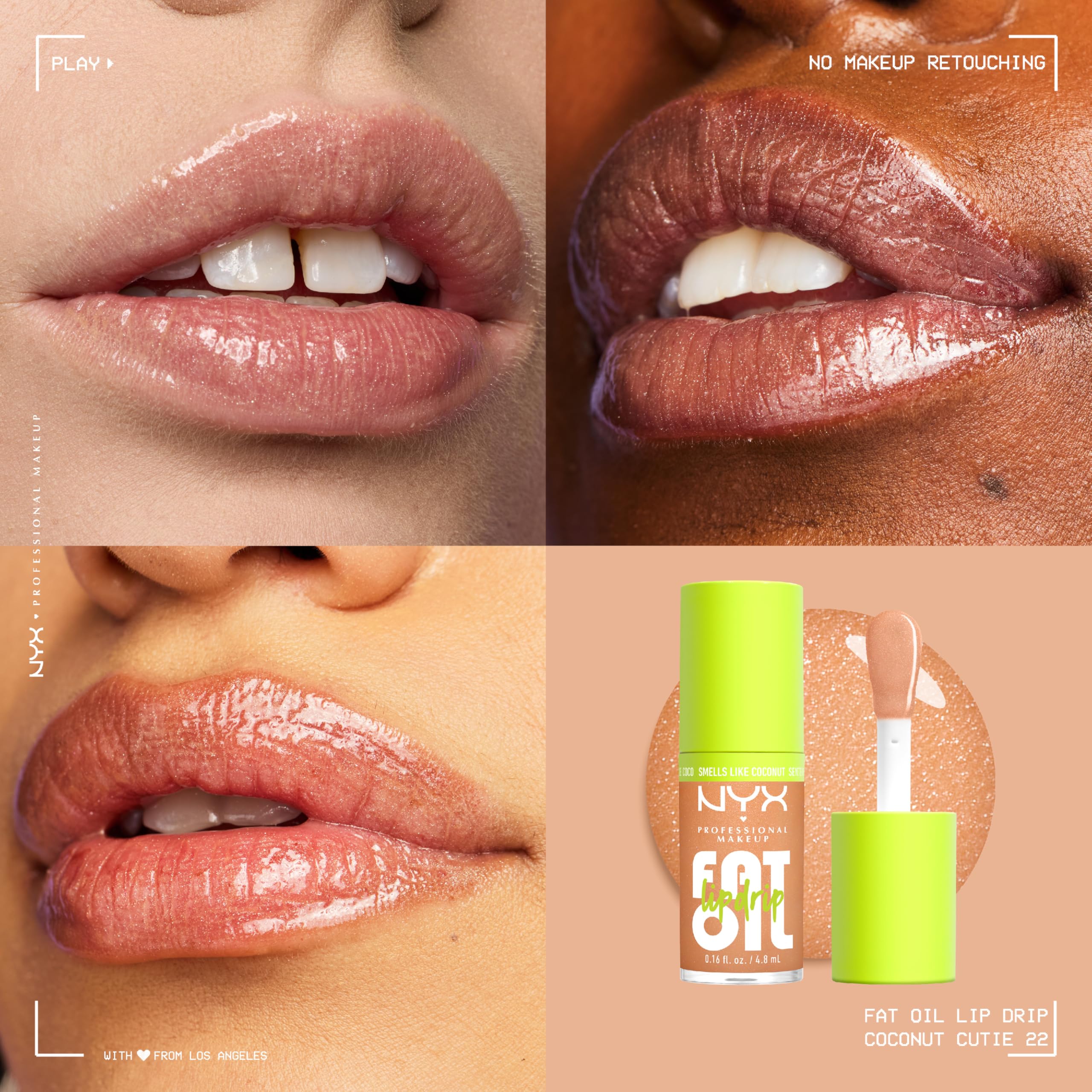 NYX PROFESSIONAL MAKEUP Fat Oil Lip Drip High Shine Tinted Gloss - 12 Hour Hydration | Vegan Formula