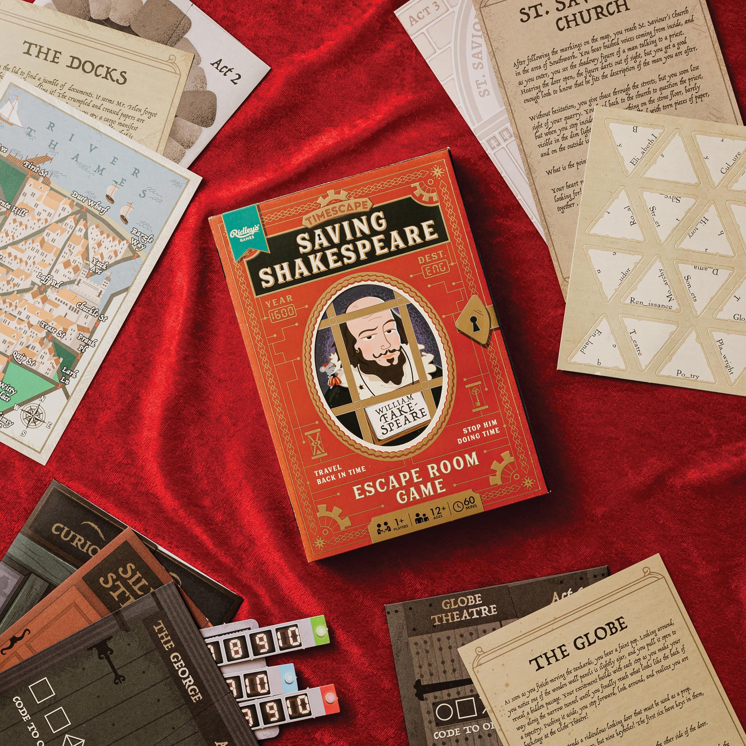 Ridley's Timescape: Saving Shakespeare Cooperative Escape Room Game