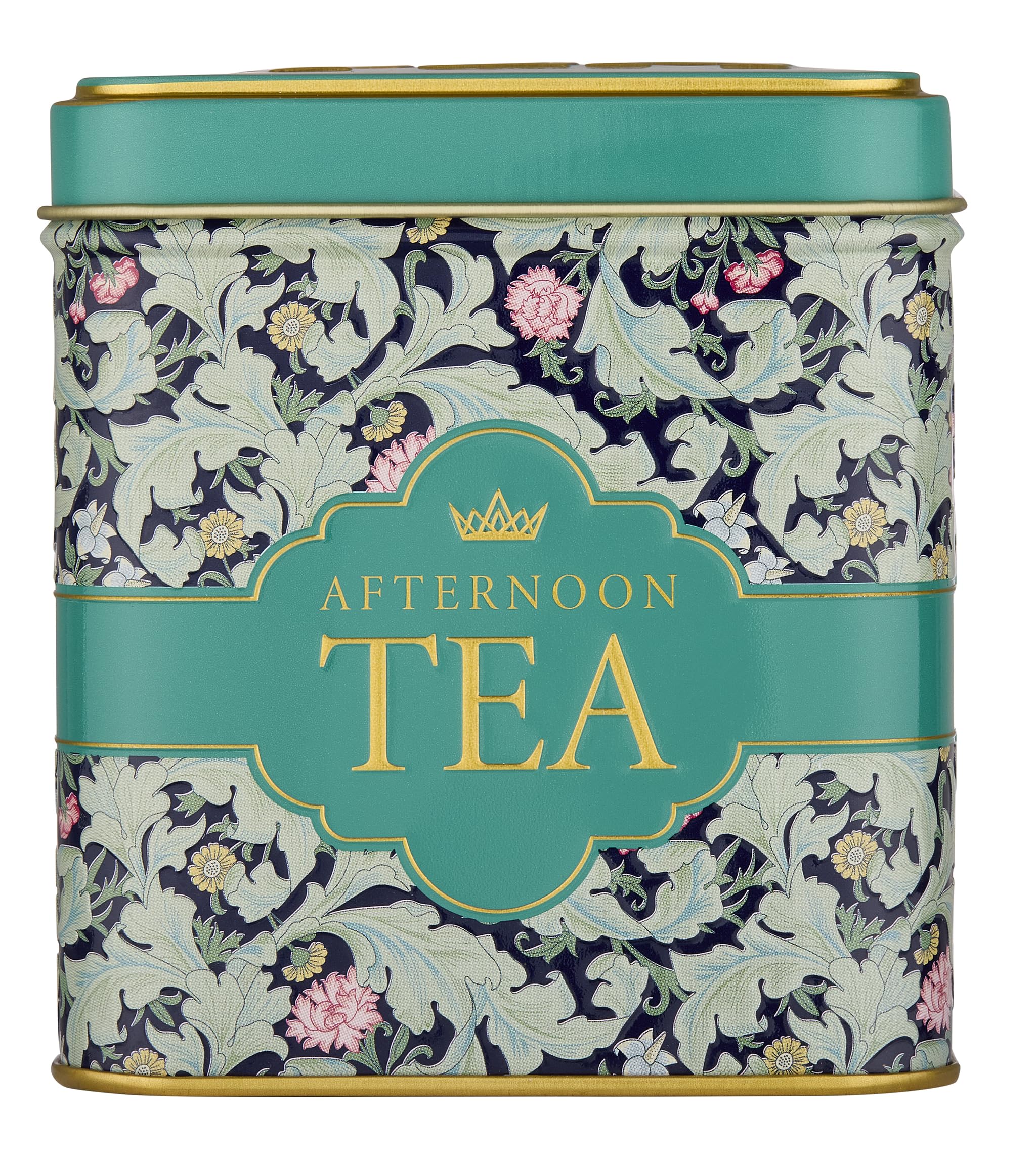 New English Teas Victorian Garden Tea Tin - English Afternoon 32-Bag Black Tea Collection