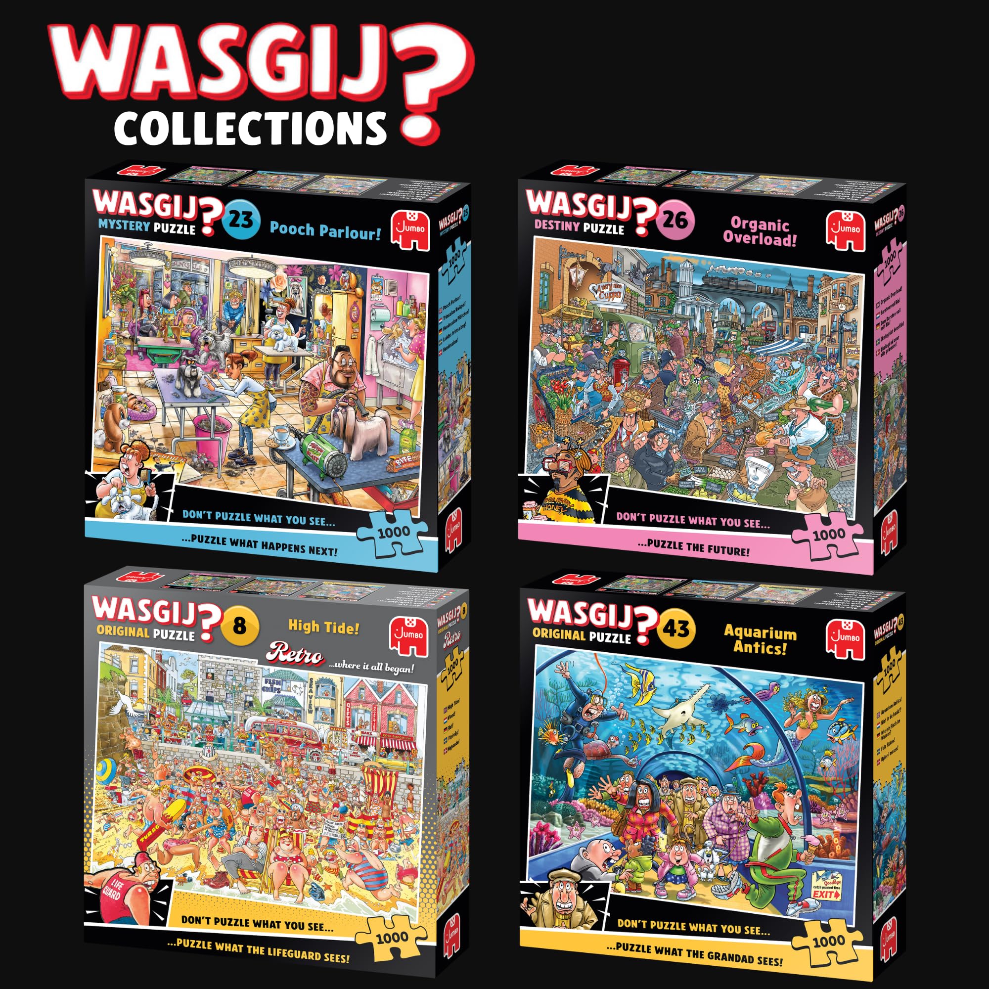 Wasgij Mystery 23: Pooch Parlour - 1000 Piece Jigsaw Puzzle for Adults 15