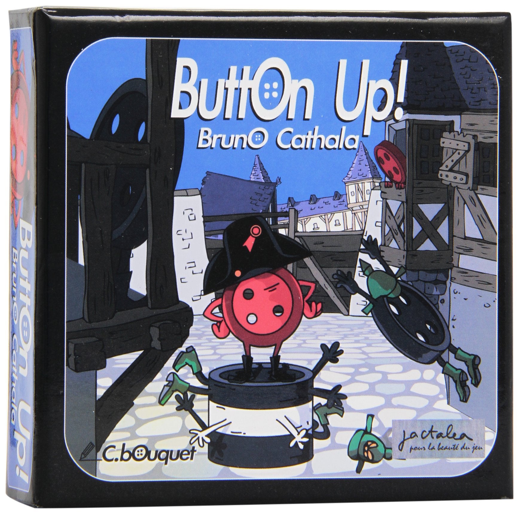 Blue Orange Games Button Up Board Game | Ages 8+ | 2 Players | 10 Min Playtime | Cardboard 1