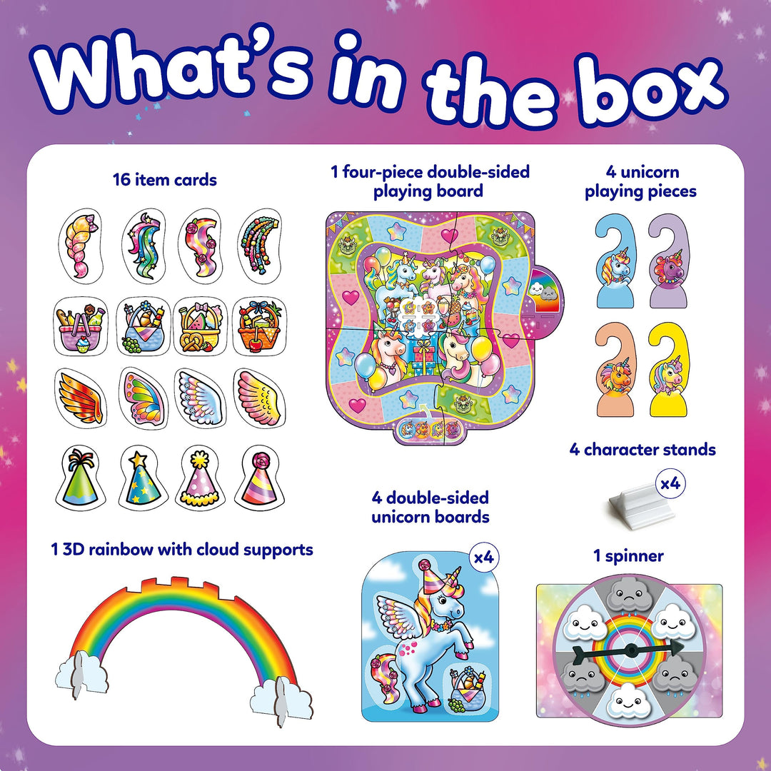 Orchard Toys Unicorn Fun! 3-in-1 Board Game