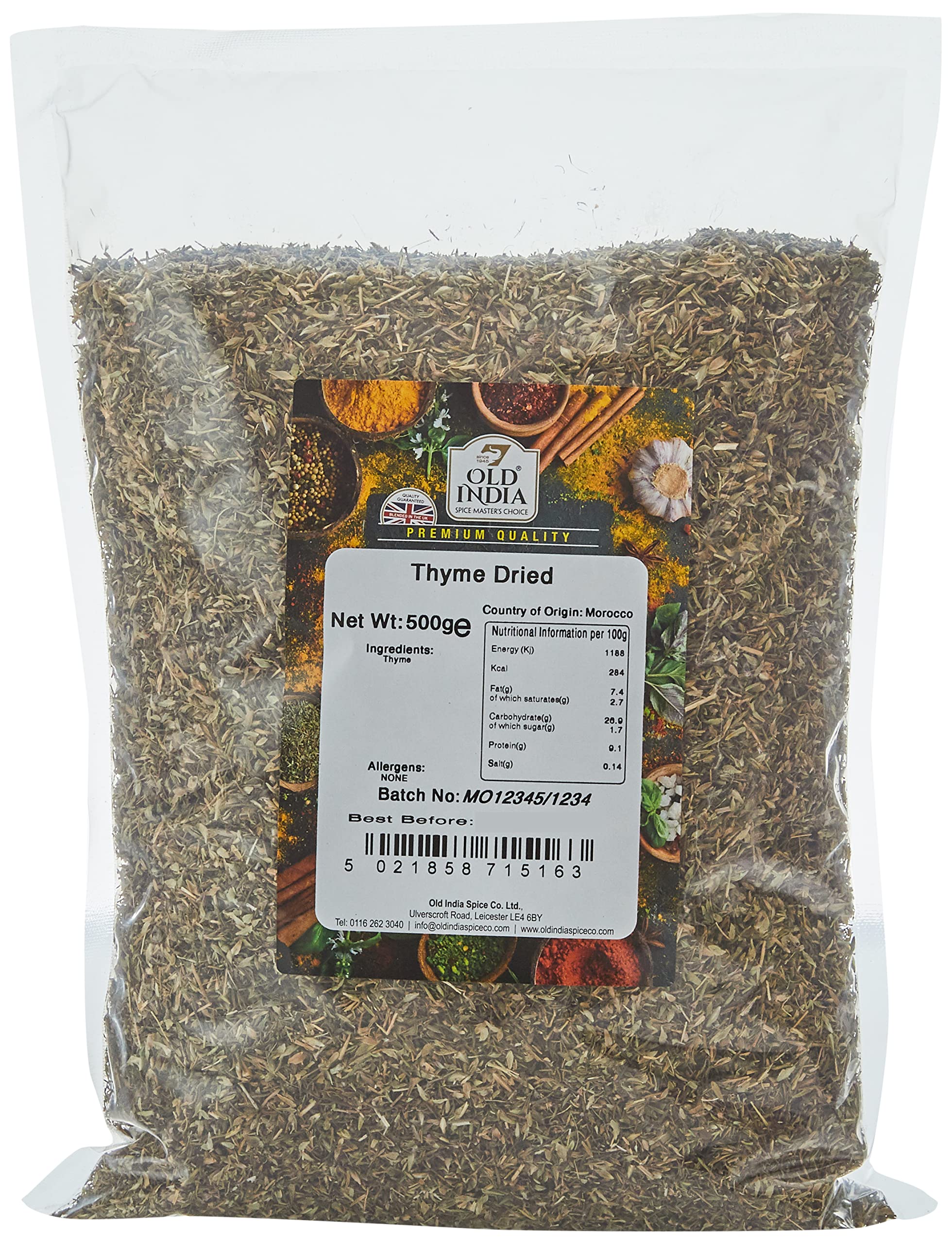 Old India Thyme Whole Spice - 100% Natural | 500g Pack