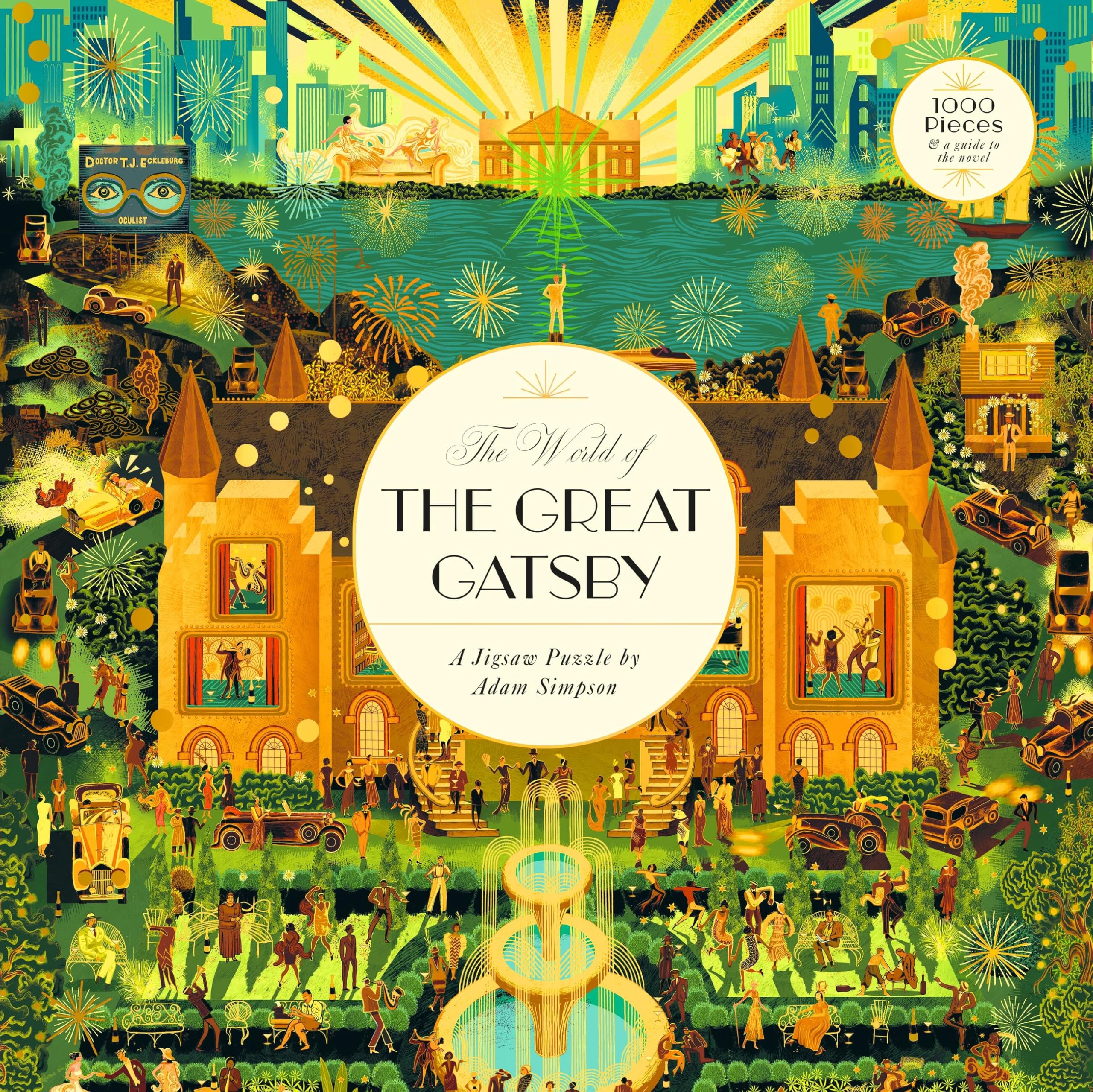 Laurence King The World of the Great Gatsby Puzzle - 1000 Pieces | 68x48.5 cm | Cardstock