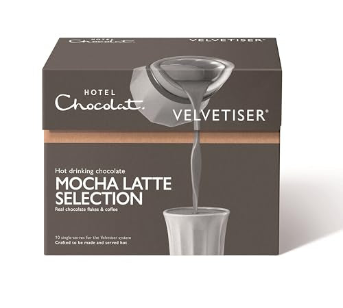 Hotel Chocolat Mocha Latte Selection - Caffè, Caramel, Hazelnut, Chocolate Flavours - 10 Sachets 6