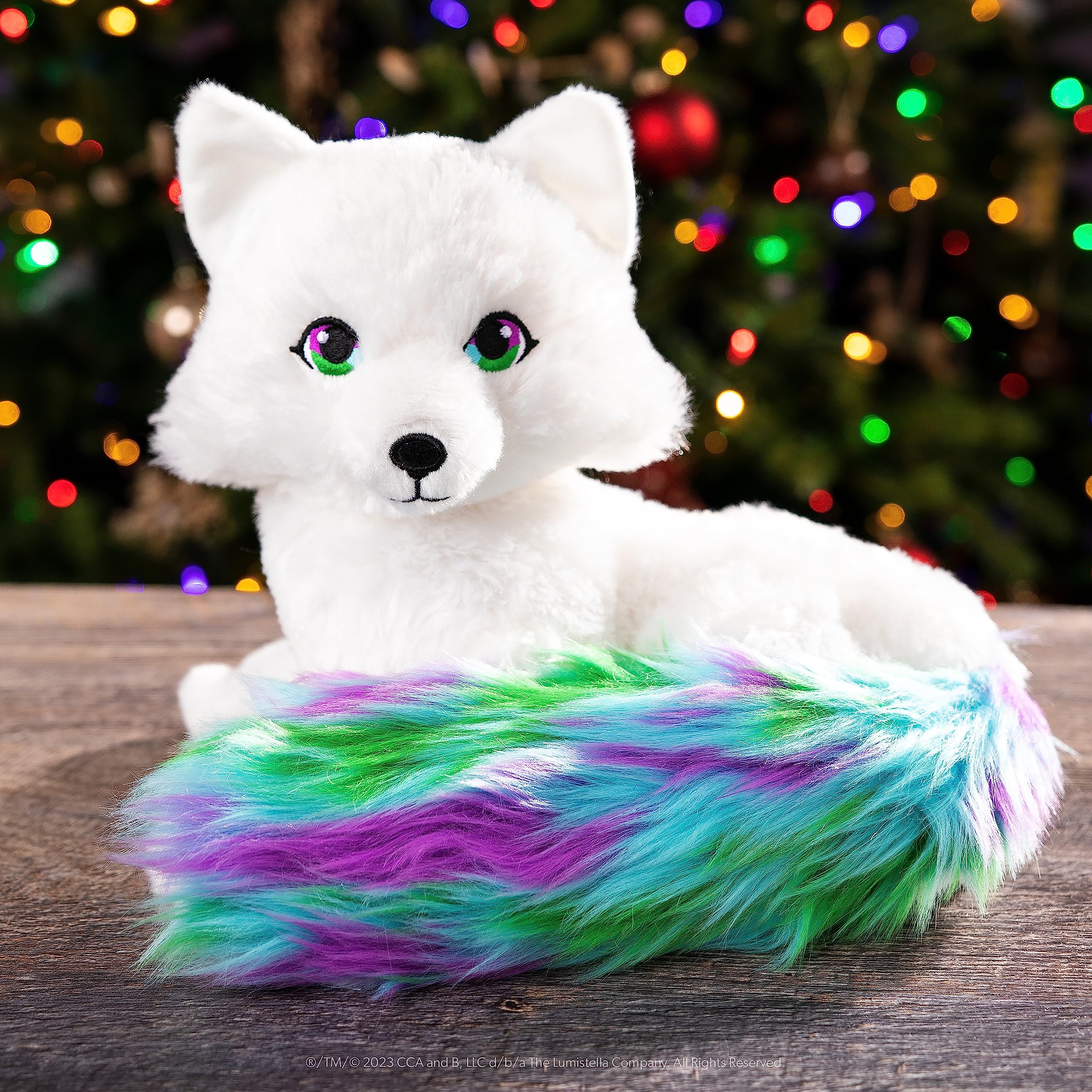 Extraordinary Noorah Plush - 9-Inch Arctic Fox with Northern Lights Tail 11