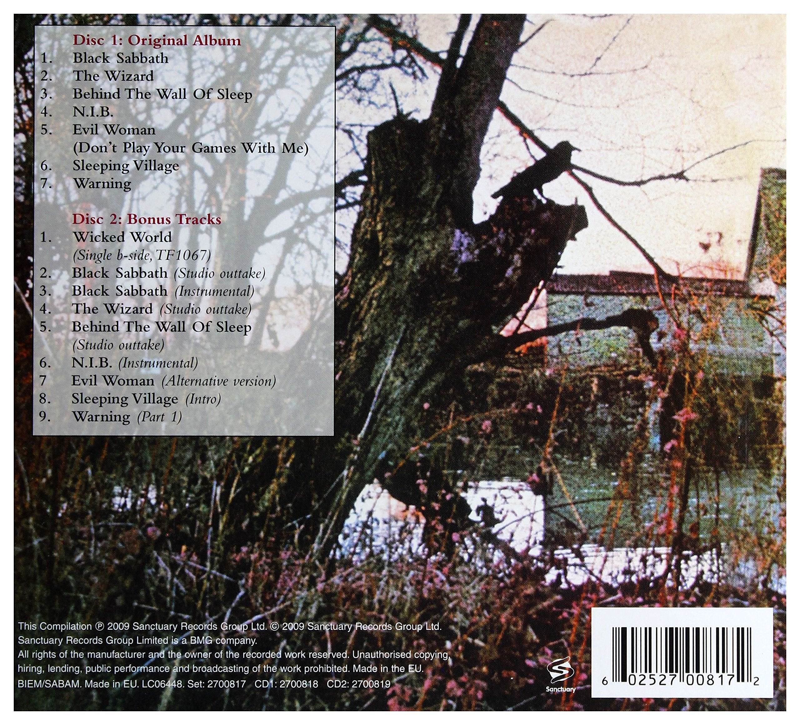 Black Sabbath - Black Sabbath [Deluxe Edition CD] 2