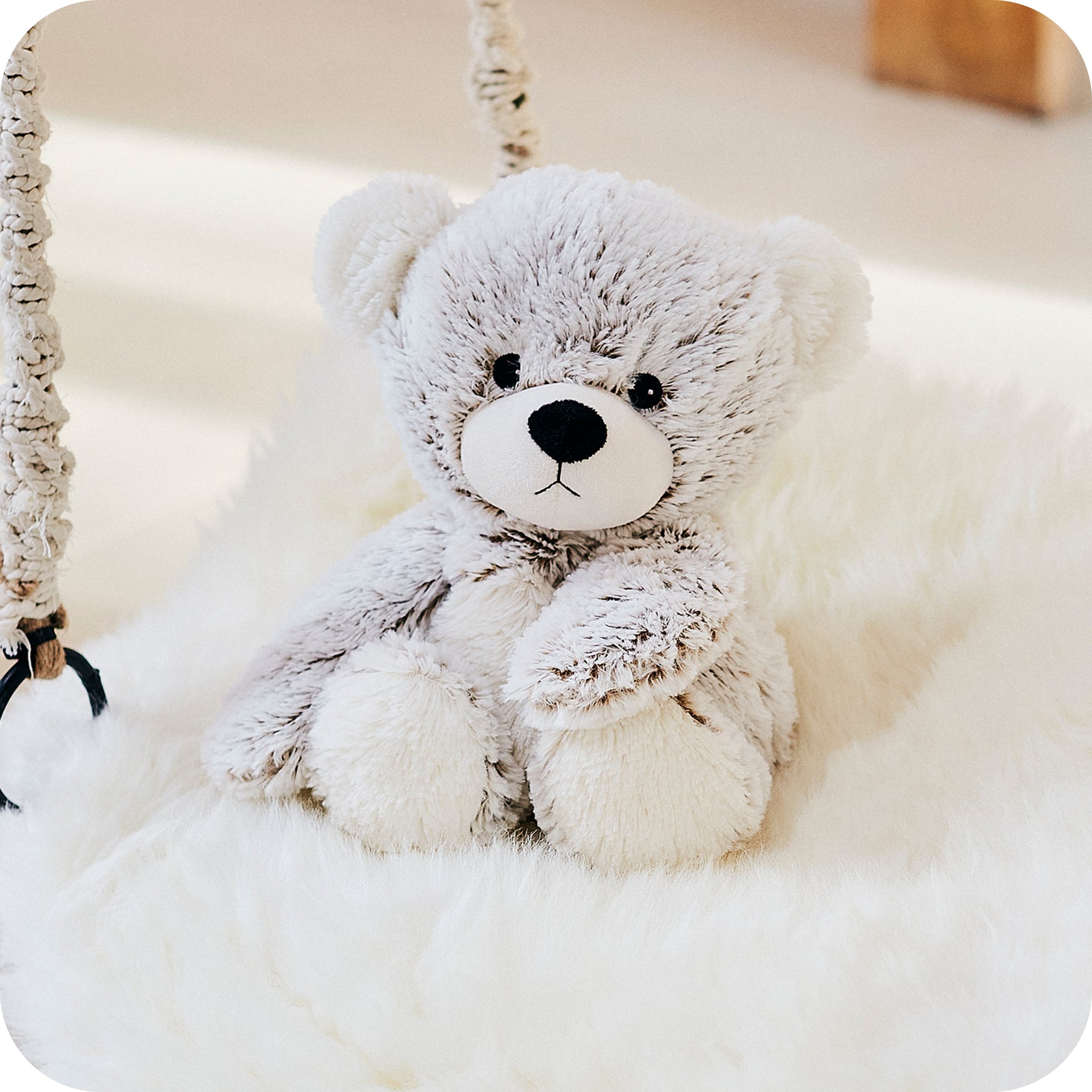 Warmies - Marshmallow Bear Microwaveable Lavender Scented Heating Toy 13" 9
