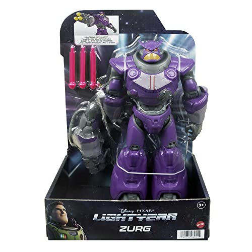 Disney Pixar Lightyear Zurg Action Figure - 9.9 Inch with 13 Movable Joints
