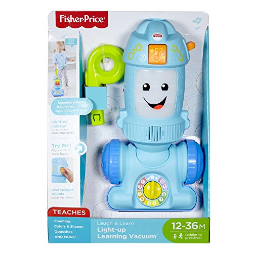 Fisher-Price Laugh & Learn Light-up Learning Vacuum - Educational Push Toy for Toddlers 1-3 Years 4