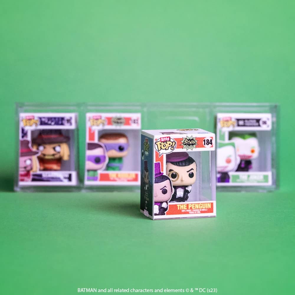 Funko Bitty Pop! DC Comics 4-Pack Series 1 - Batman, Robin, Scarecrow & Mystery Vinyl Figures (71311) 12