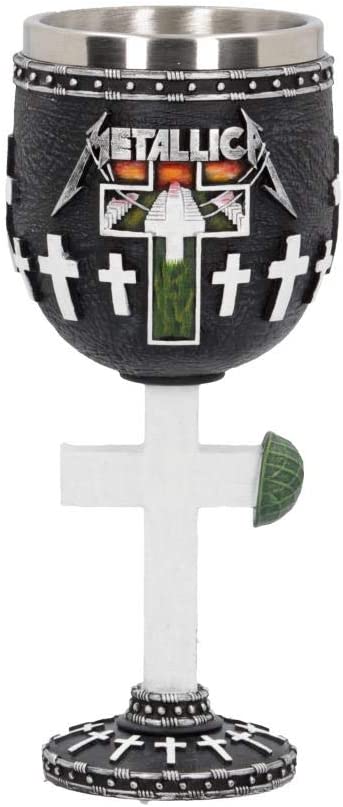 Nemesis Now Metallica Master of Puppets Resin Goblet with Stainless Steel Insert